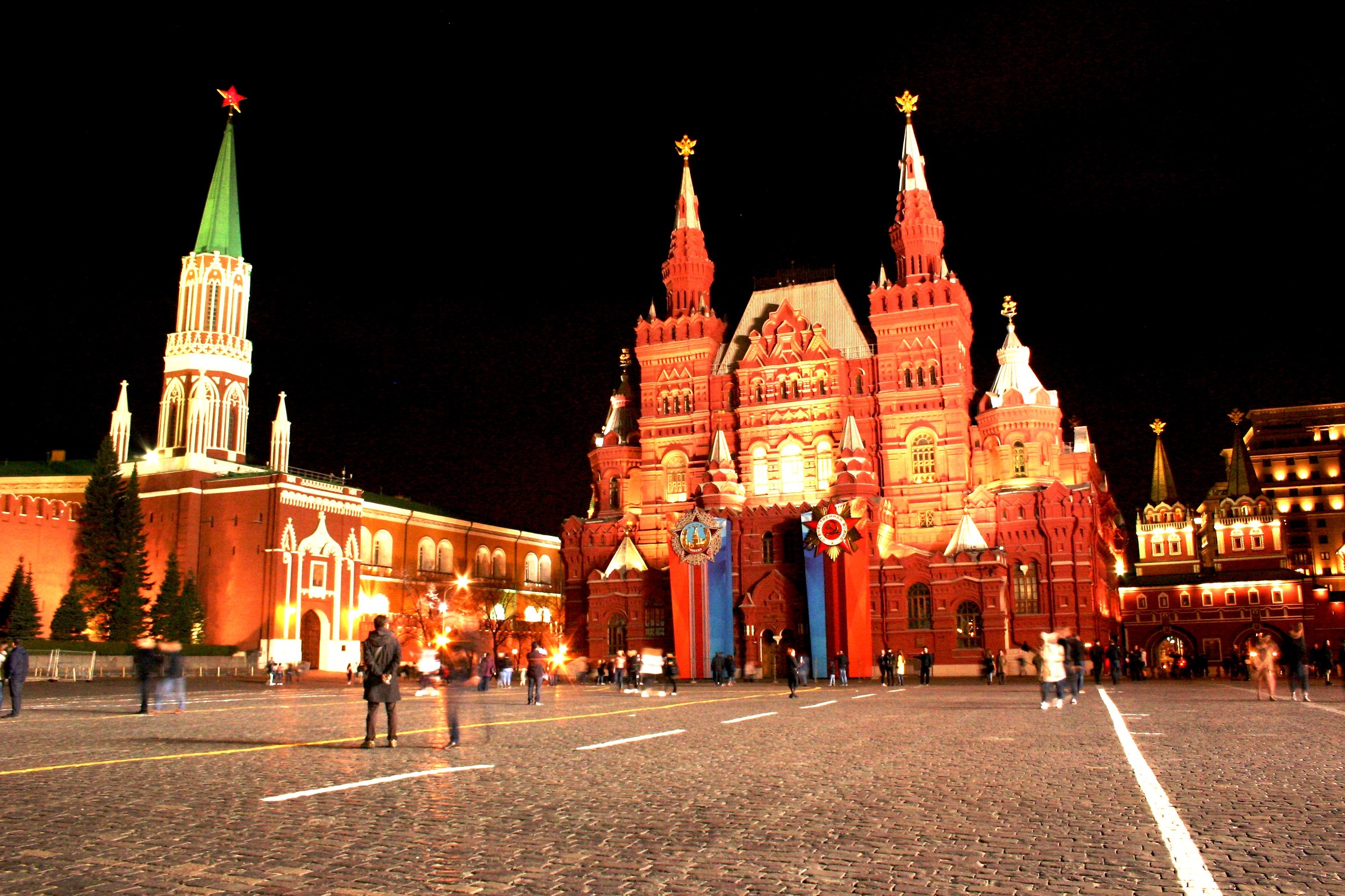 Red Square at night...