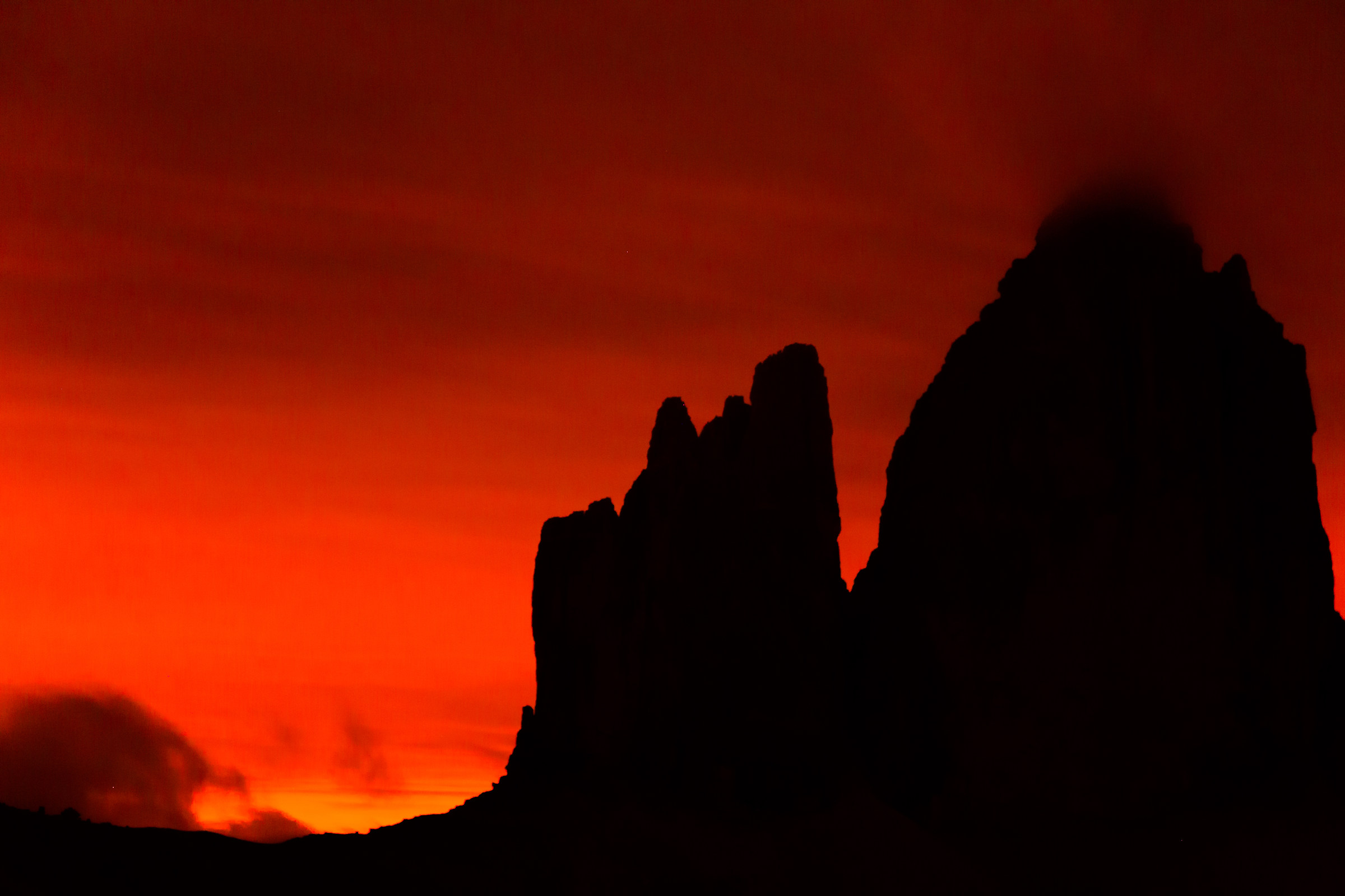 Sunset on fire...