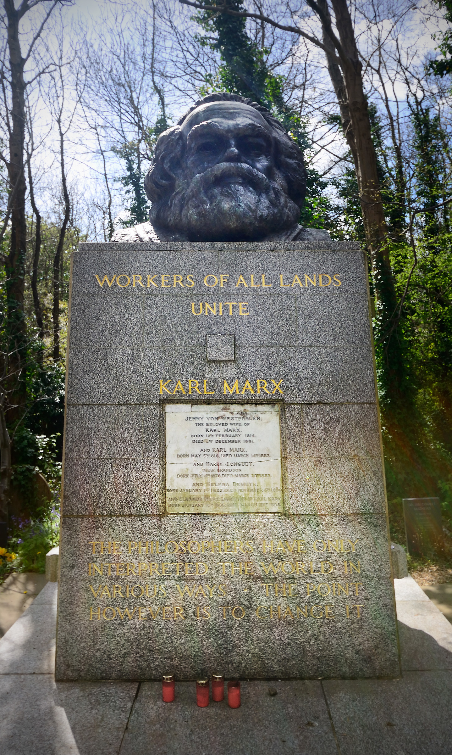 Highgate Cemetery: Centenary of Birth of Karl Marx...