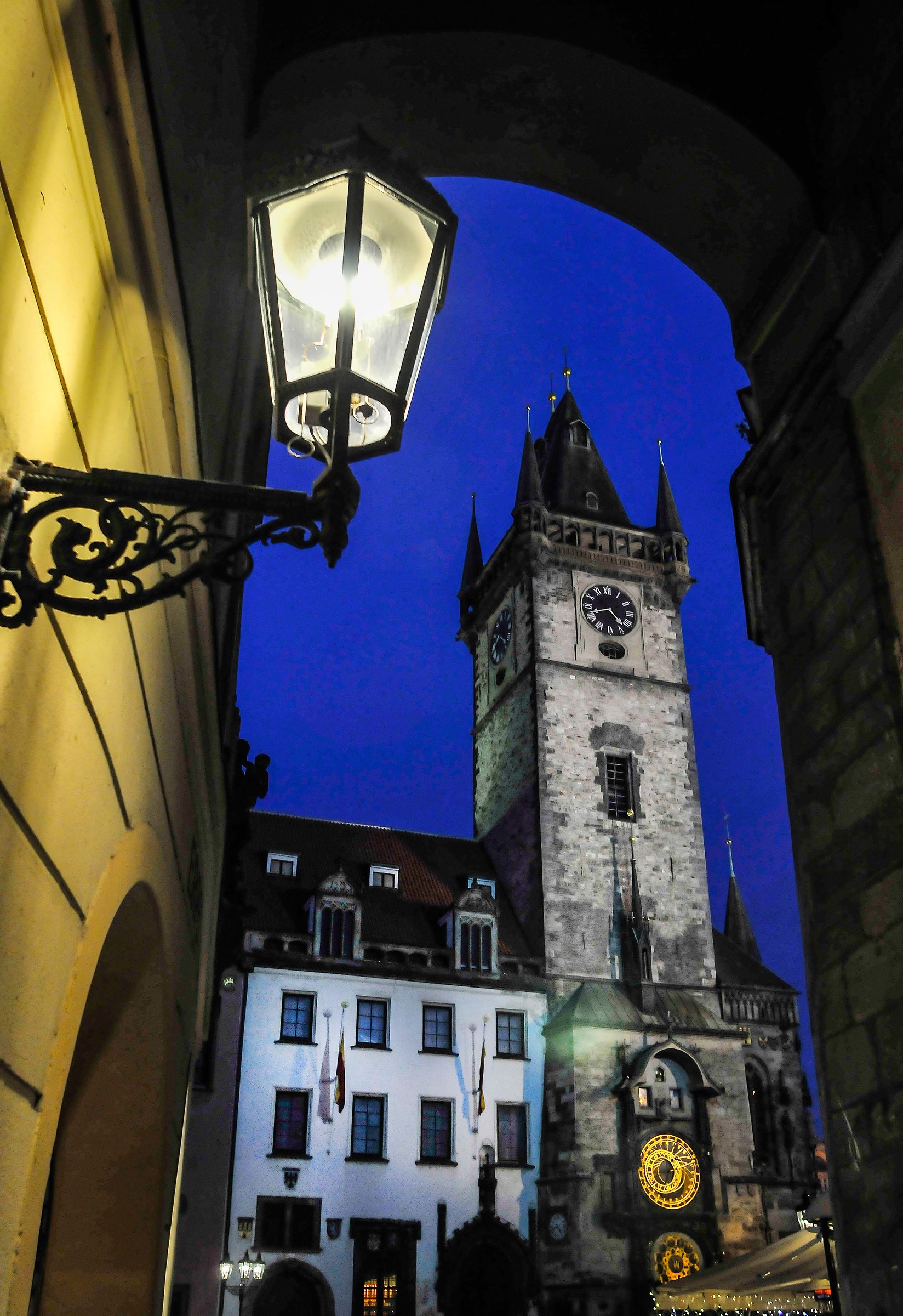 Old Town hall with astronomical clock...