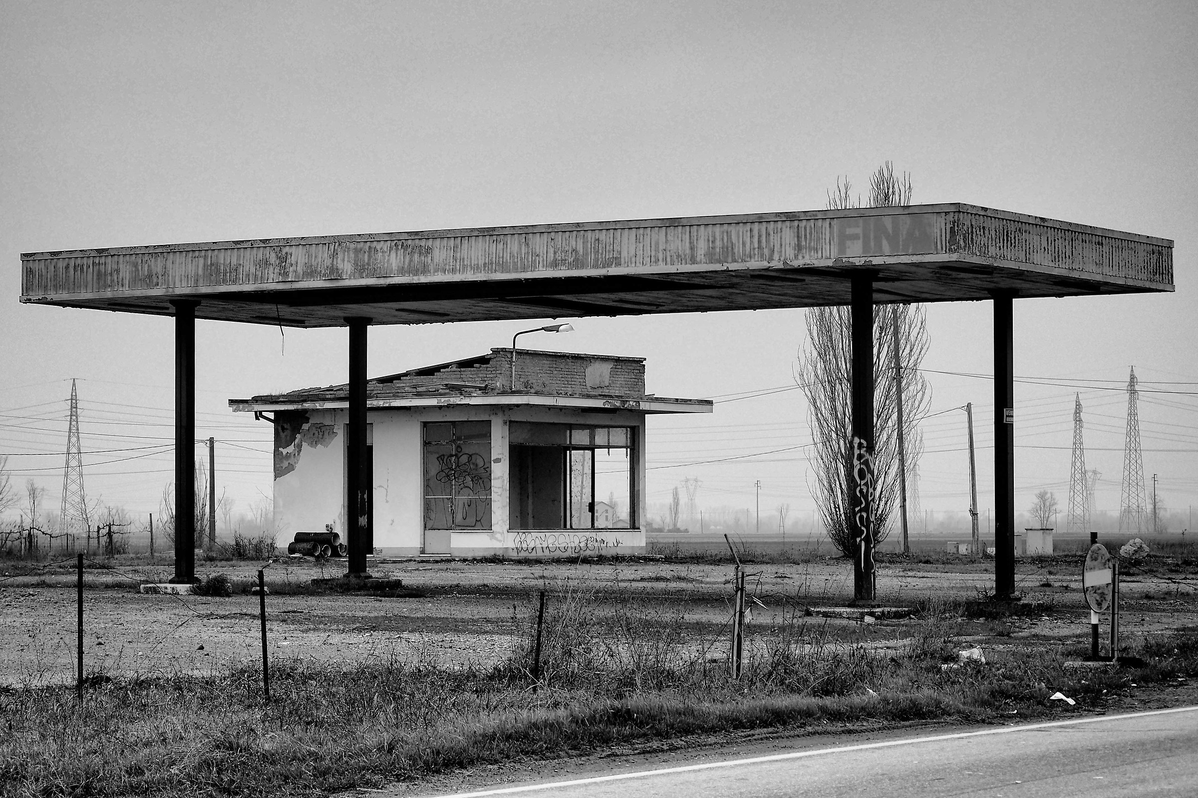 Old gas station...