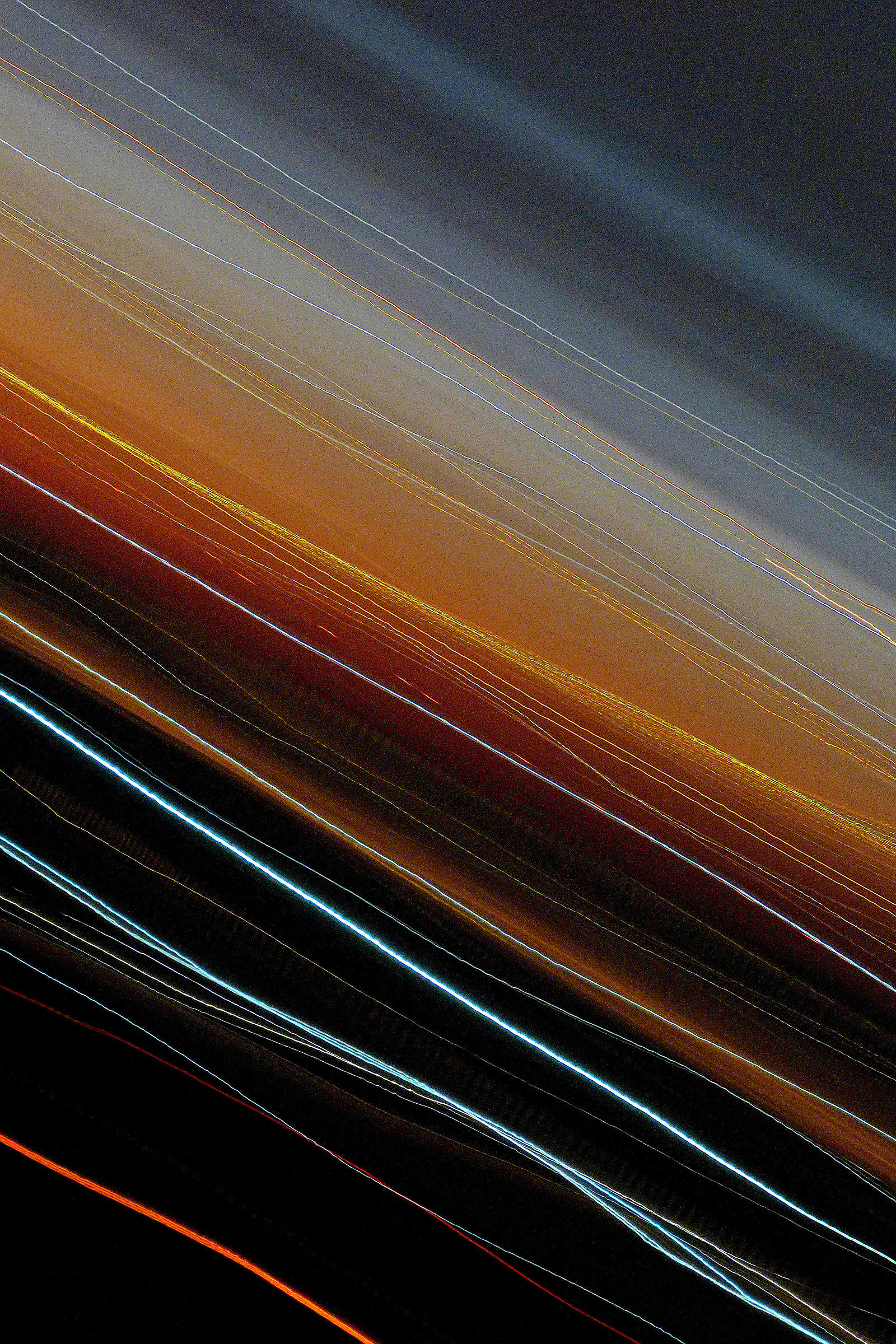 Sunset between lights and artificial colors 2...