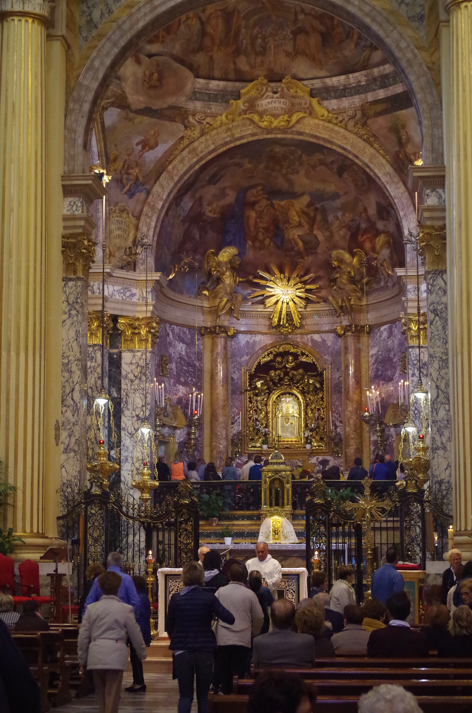 Sanctuary of Madonna di San Luca-Interior...