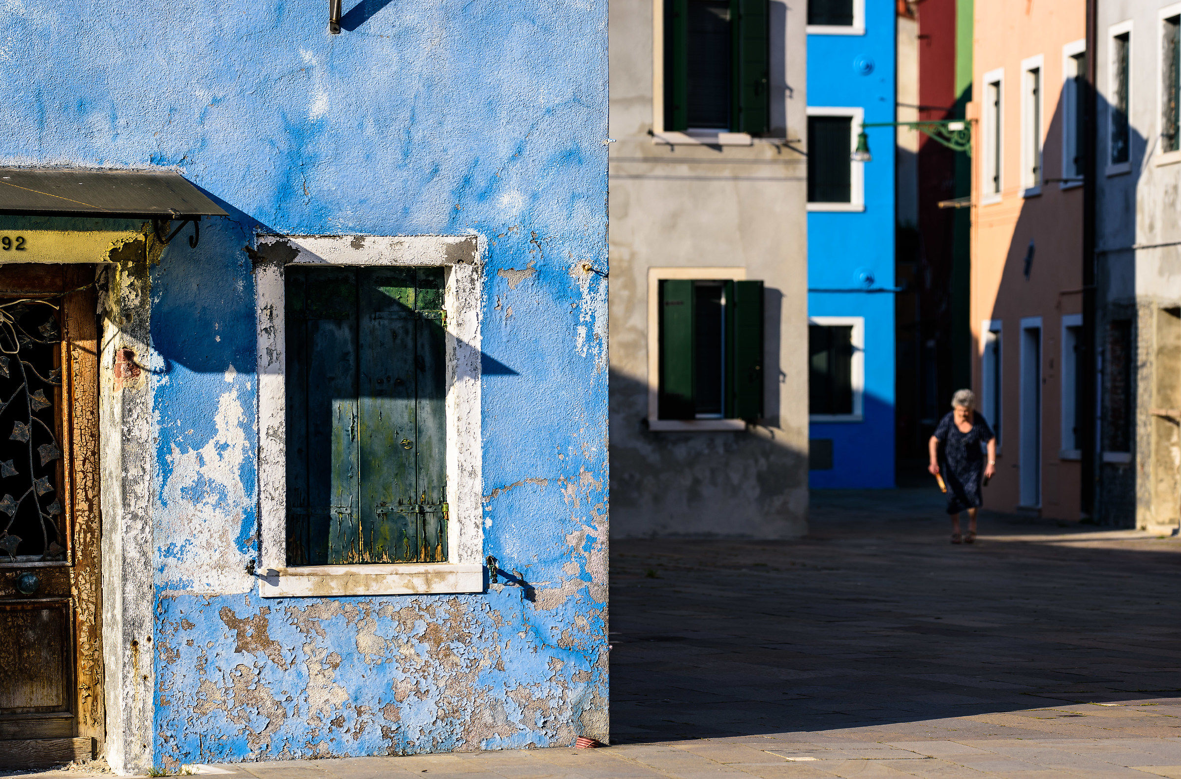 The old woman in the colors-Burano...