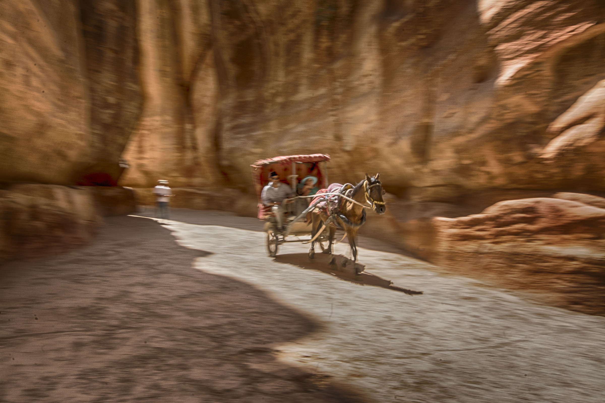 Panning in Petra...