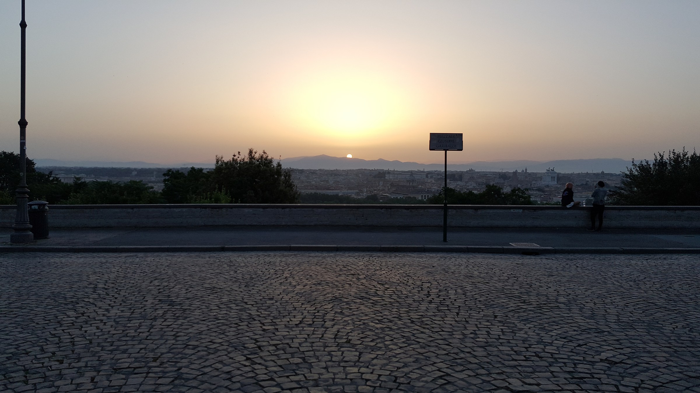 ... in Rome is the dawn...