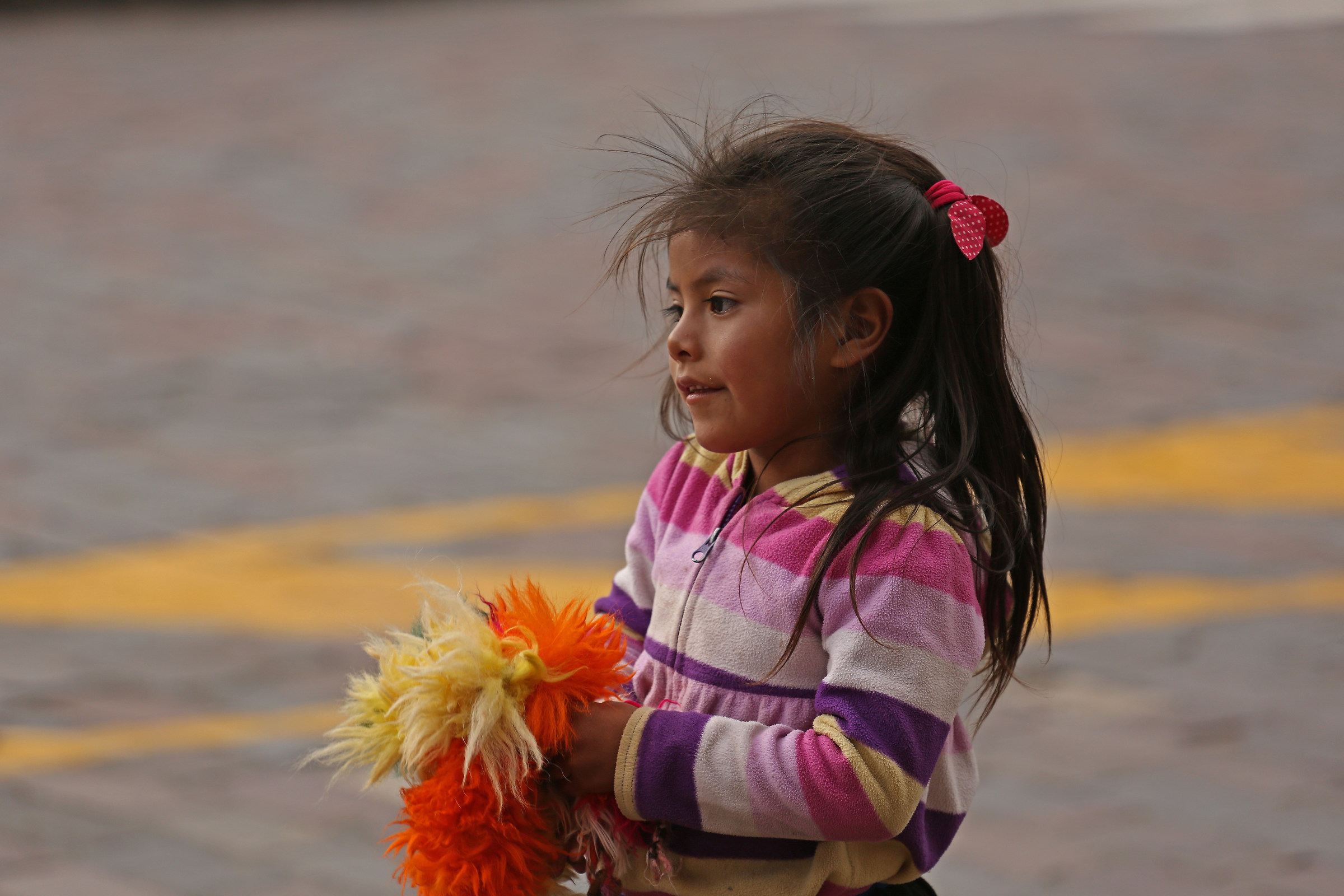 Ethnic Quechua Girl-Peru...