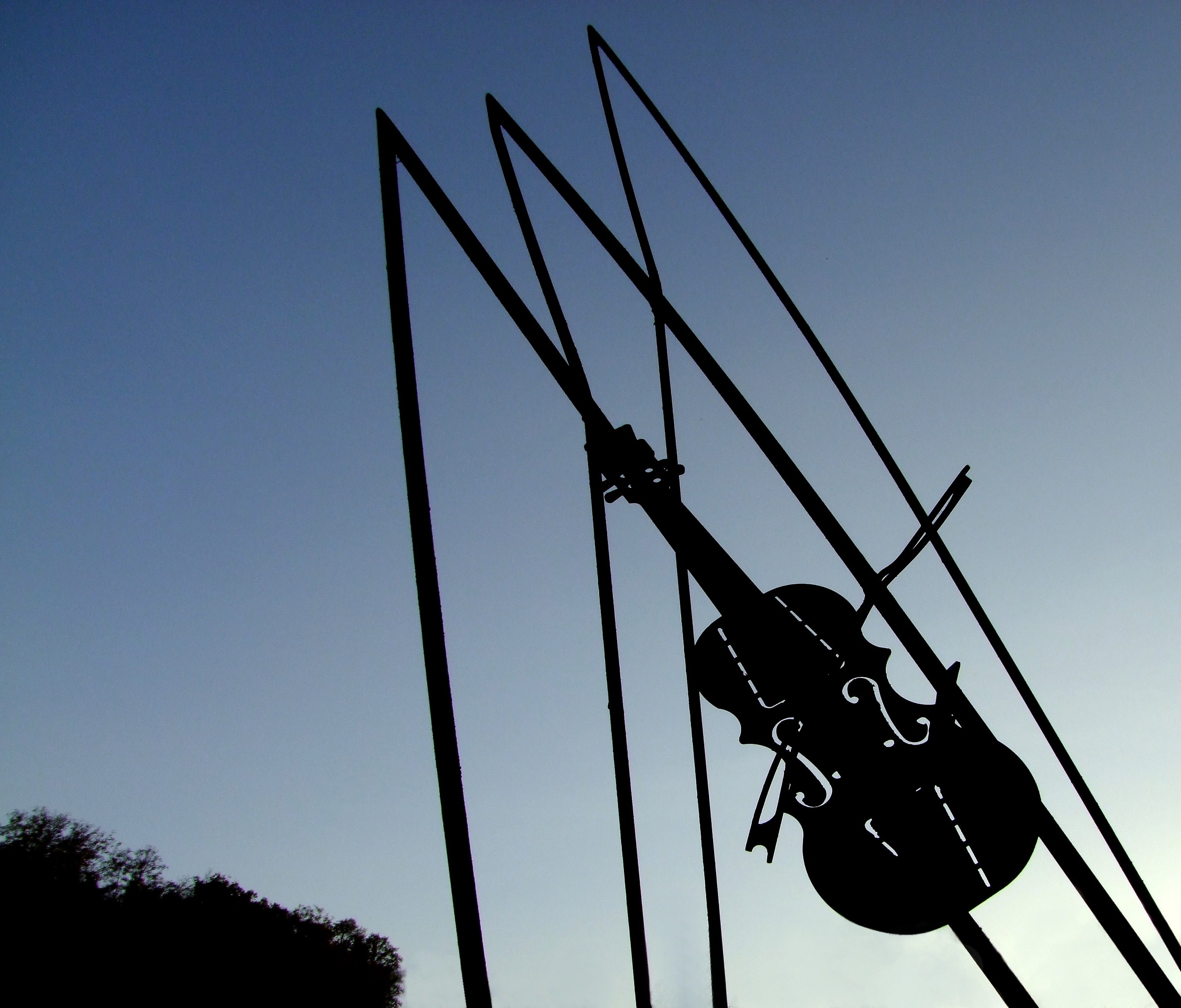 Violin in the sky...
