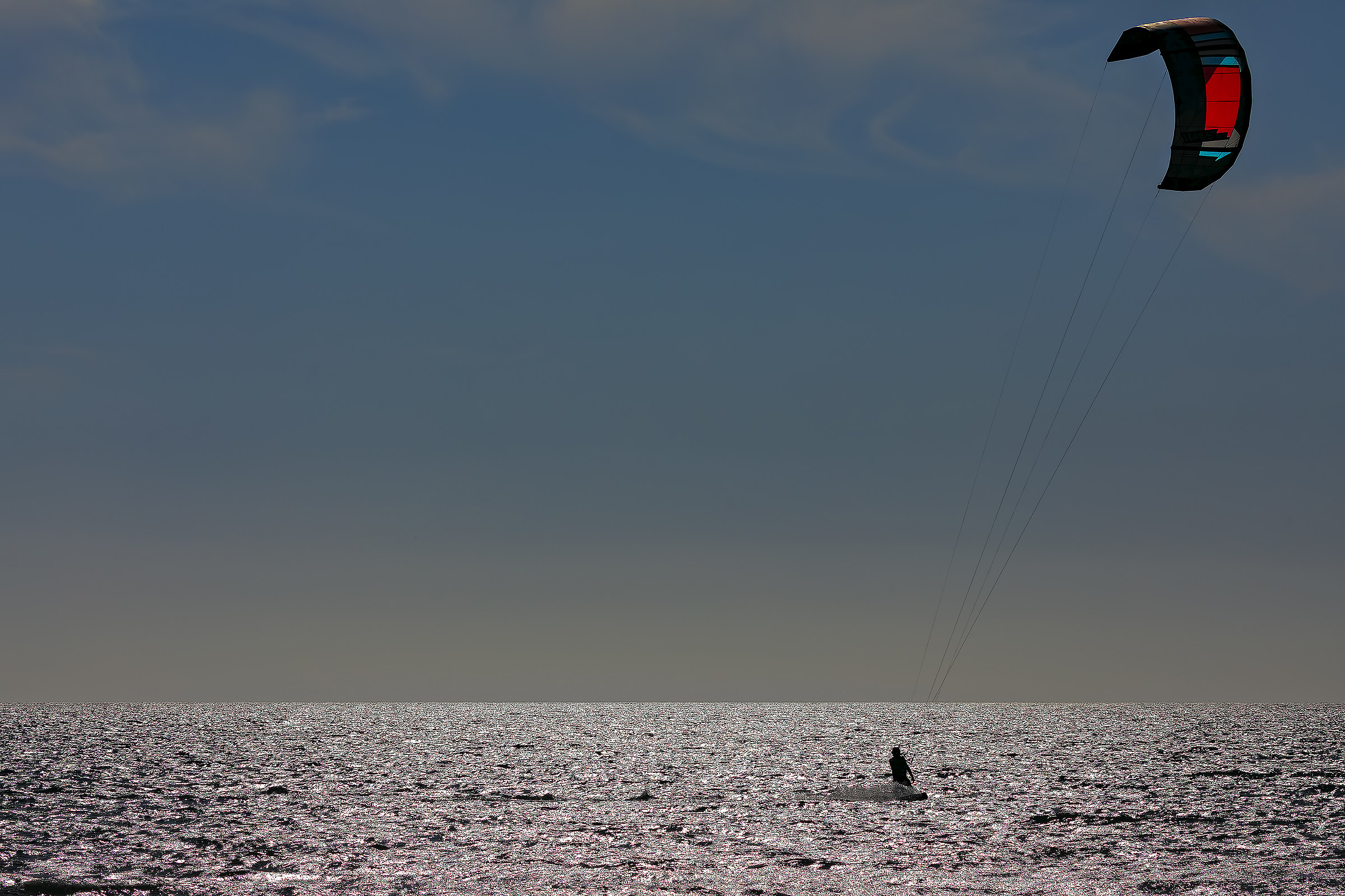 Kitesurfing...