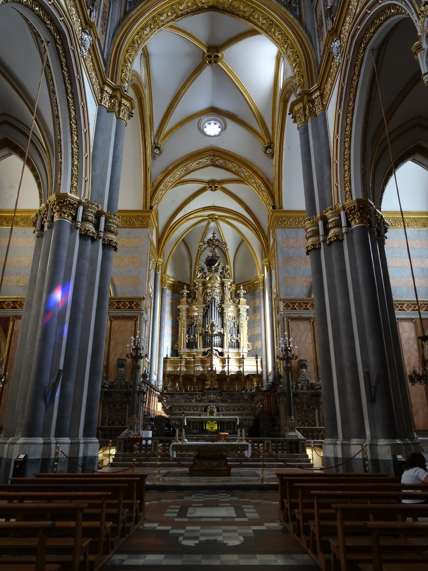 Interior of the Basilica of San Domenico Maggiore...