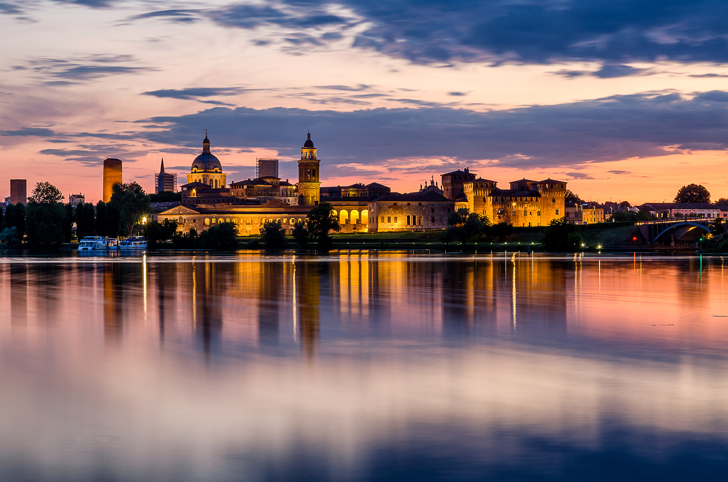 Mantova at sunset...