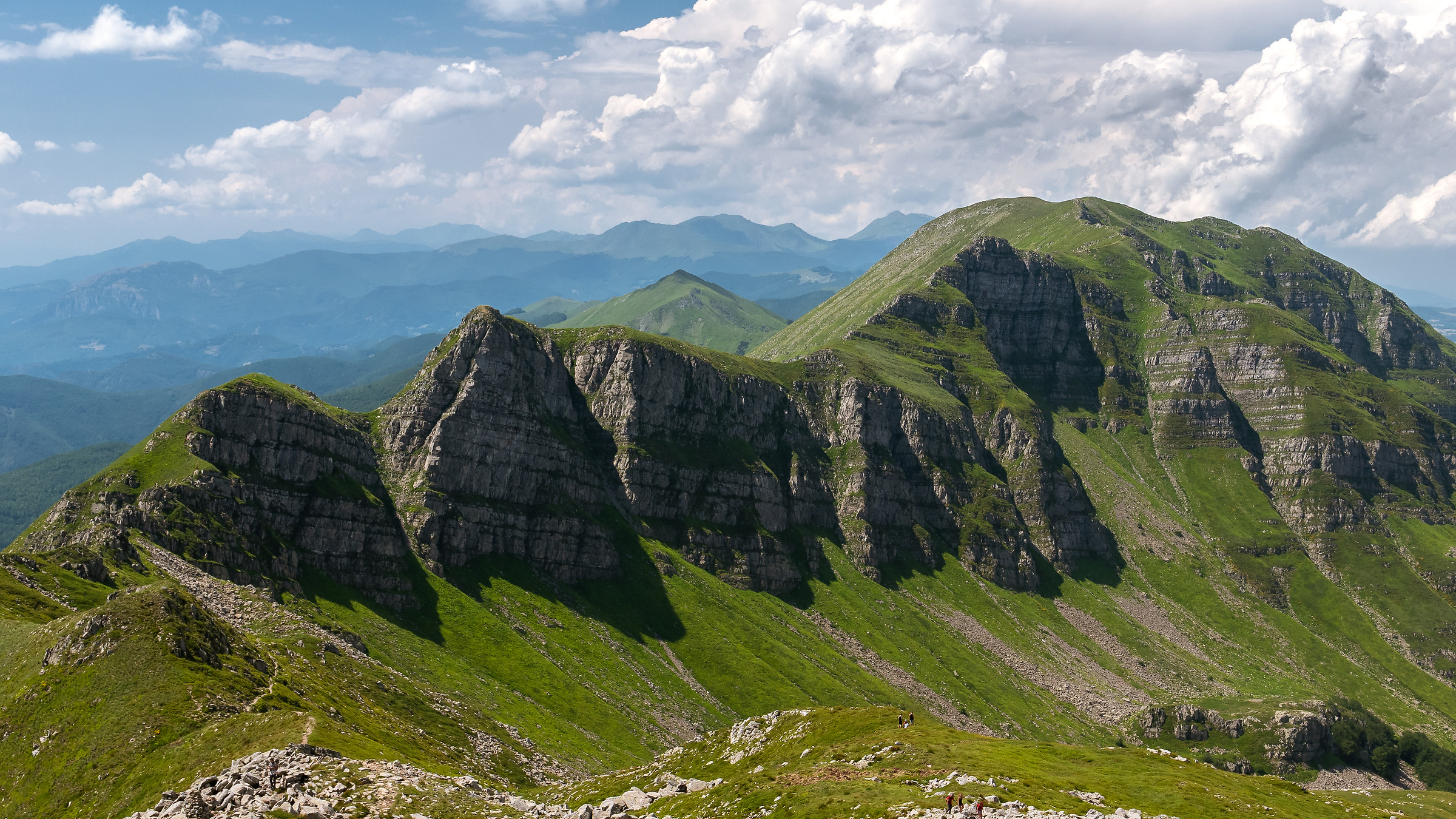 Ridge of Mount Giovo...
