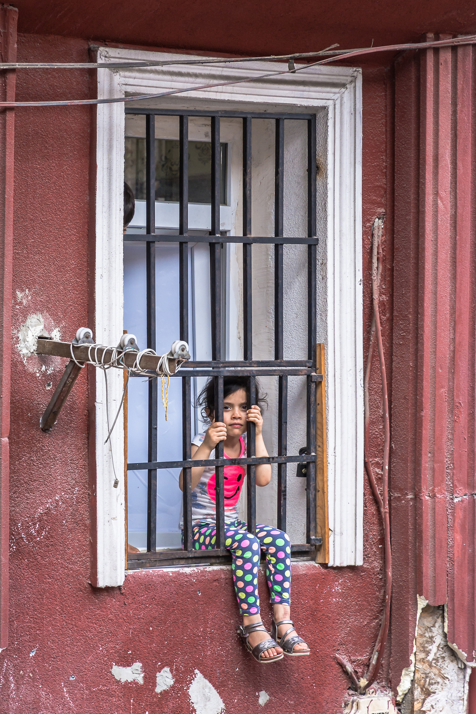 Outside the window-Istanbul Fener District...