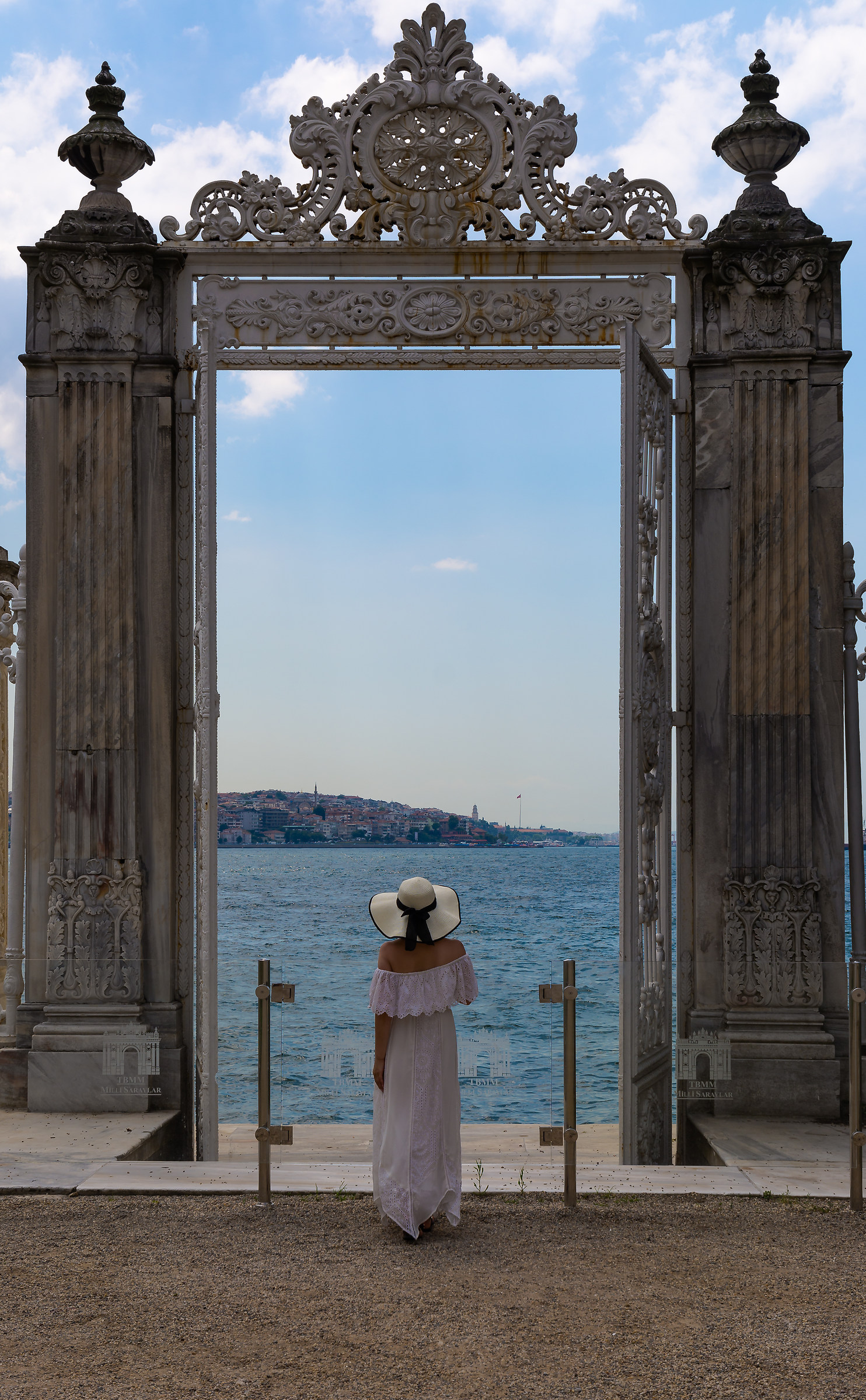 The East Gate-Dolmabahce Istanbul Palace...