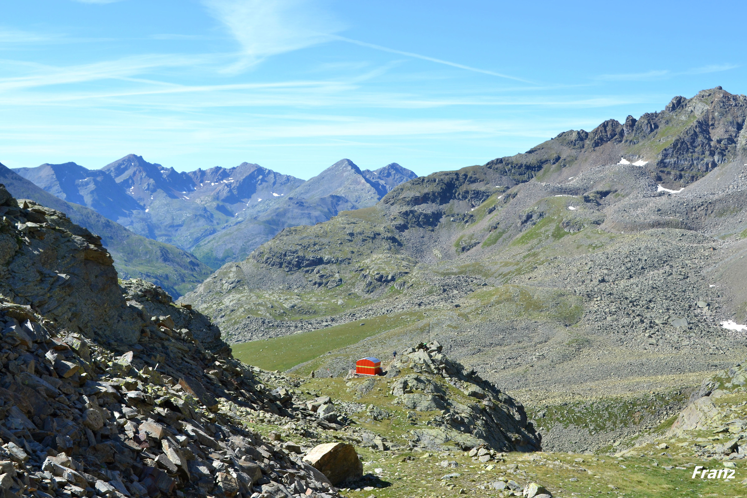 Panorama from the Bivouac Duilio Strambini...