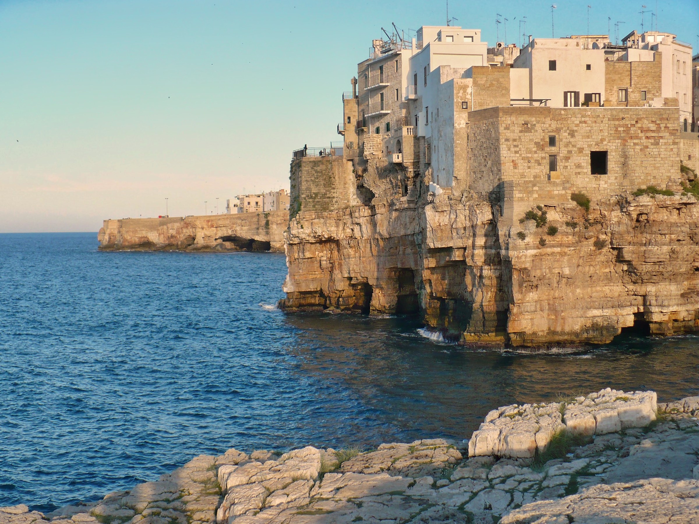 Other perspective of Polignano...