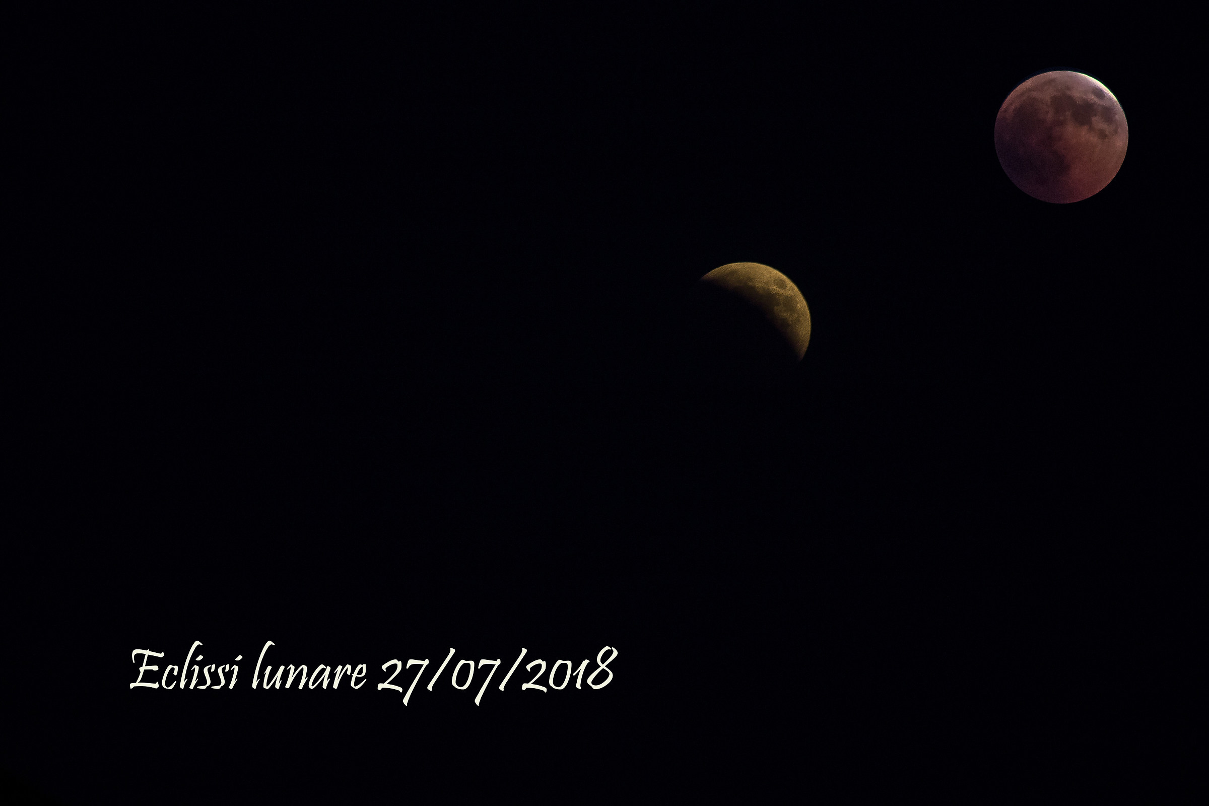 Eclissi Lunare 27/07/2018...