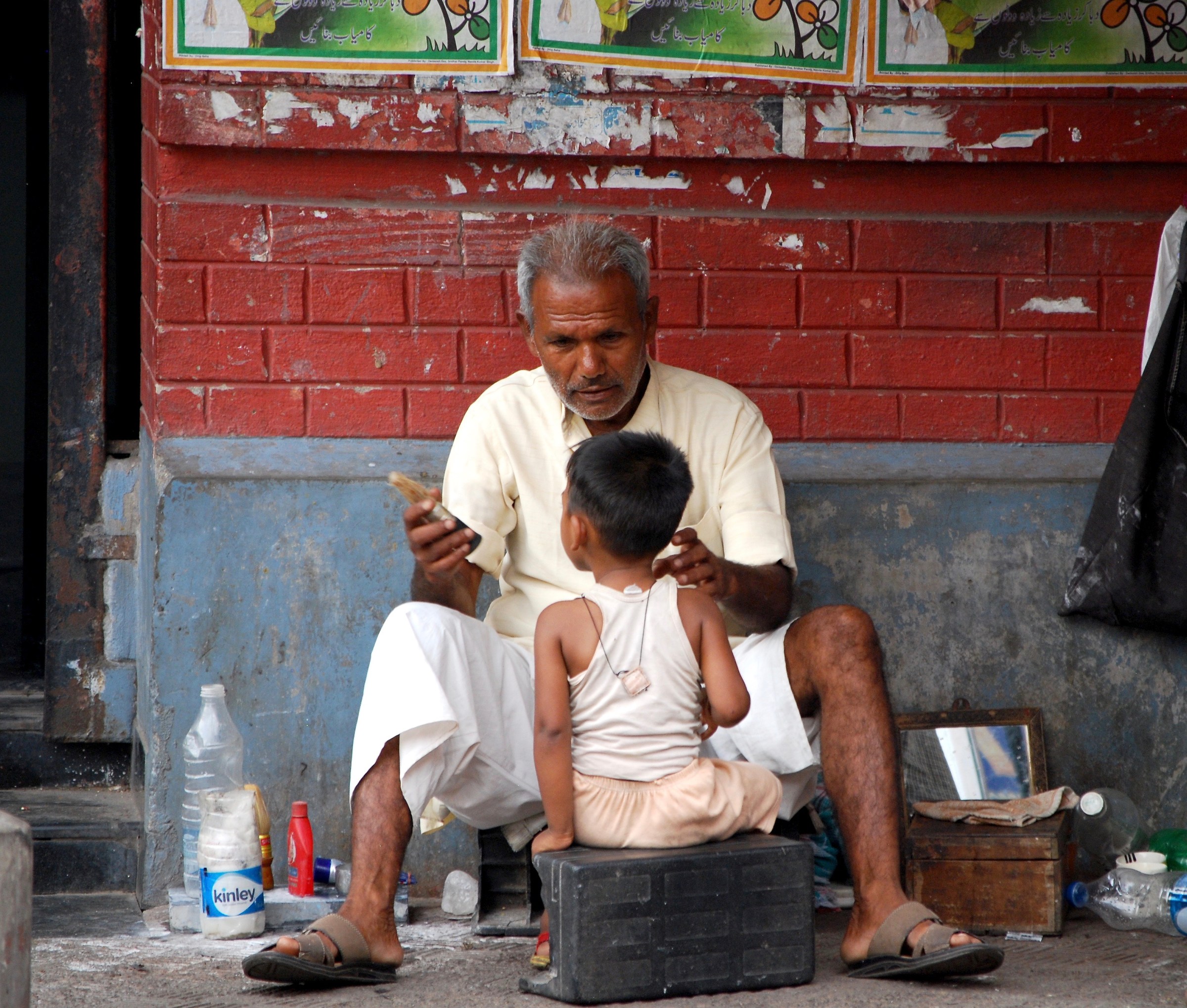 Barber shop...