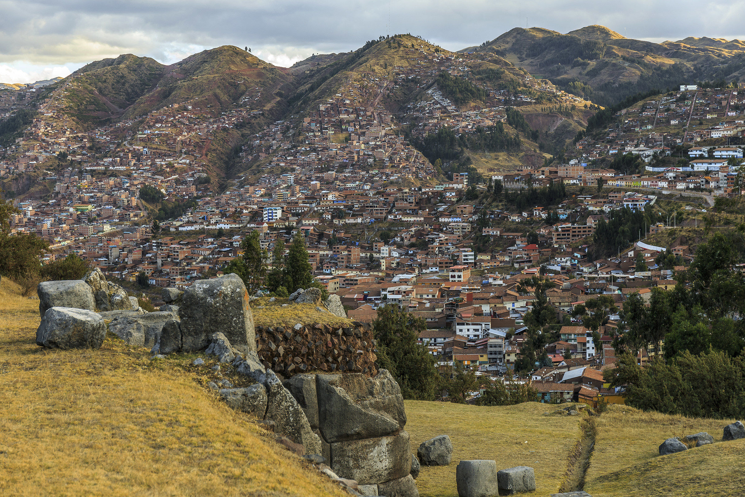 Skyline of Cuzco...