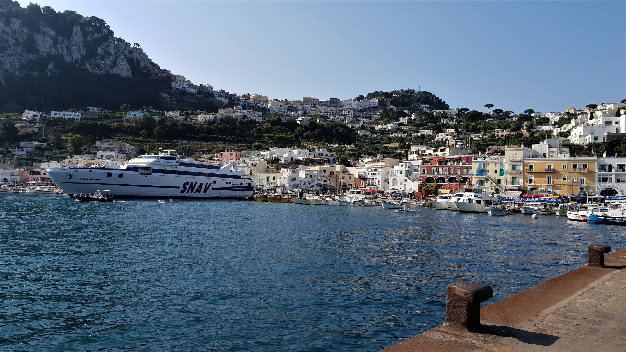 Arrival in Capri...