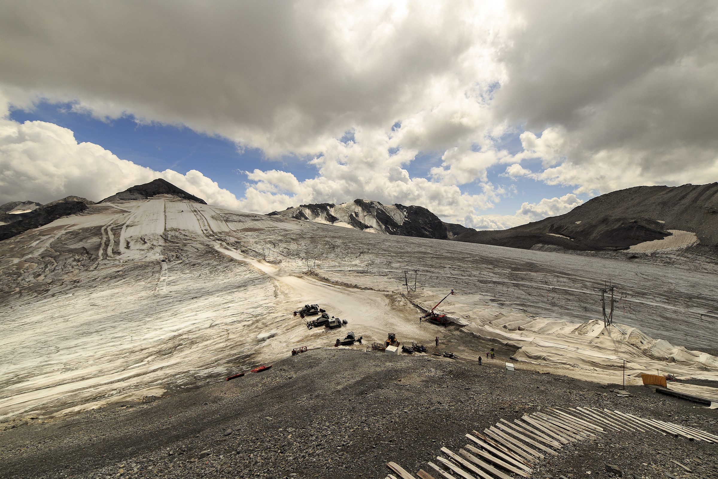 Il ghiacciao dello Stelvio...