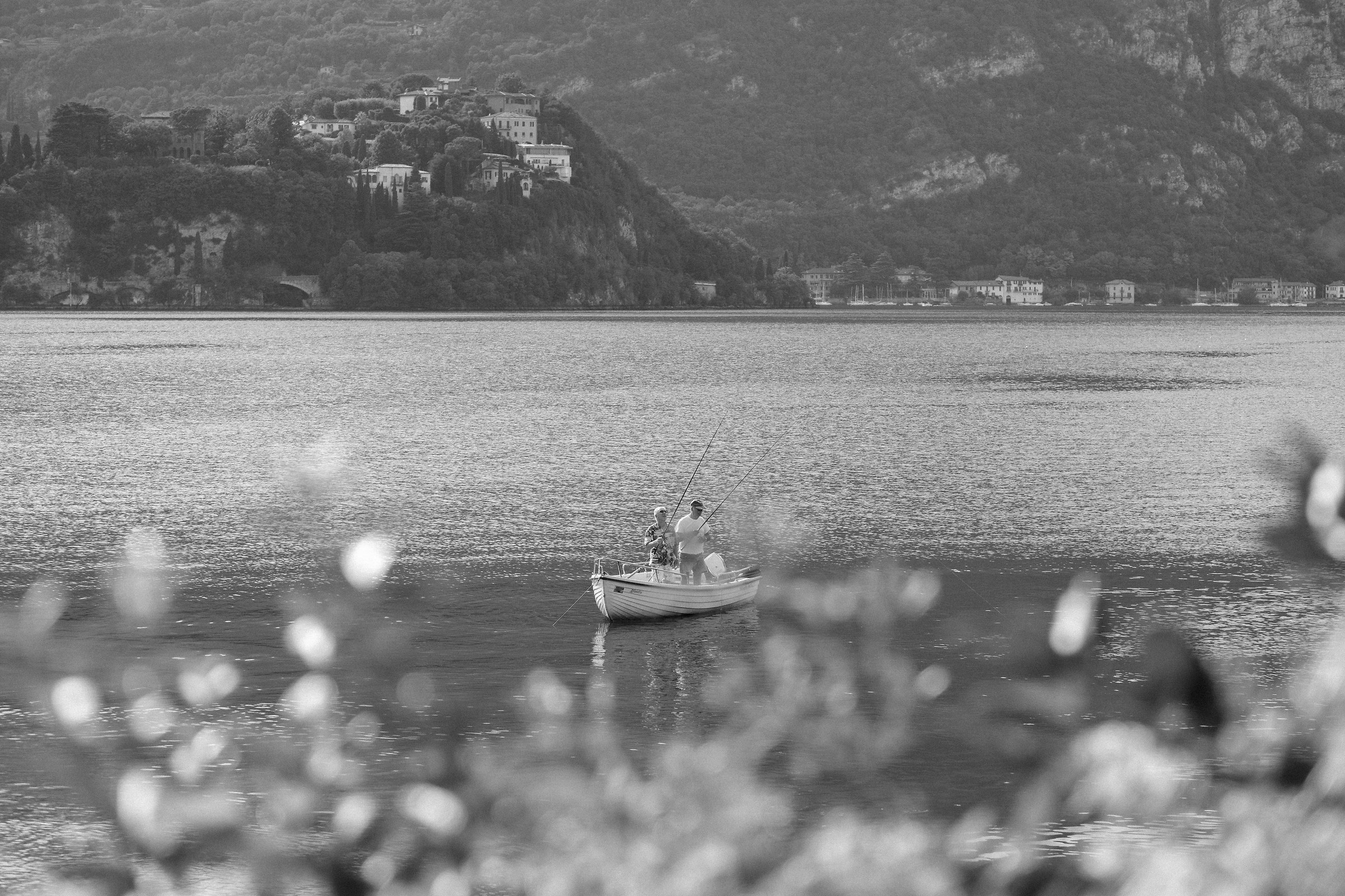 Fishing in Lake Como...