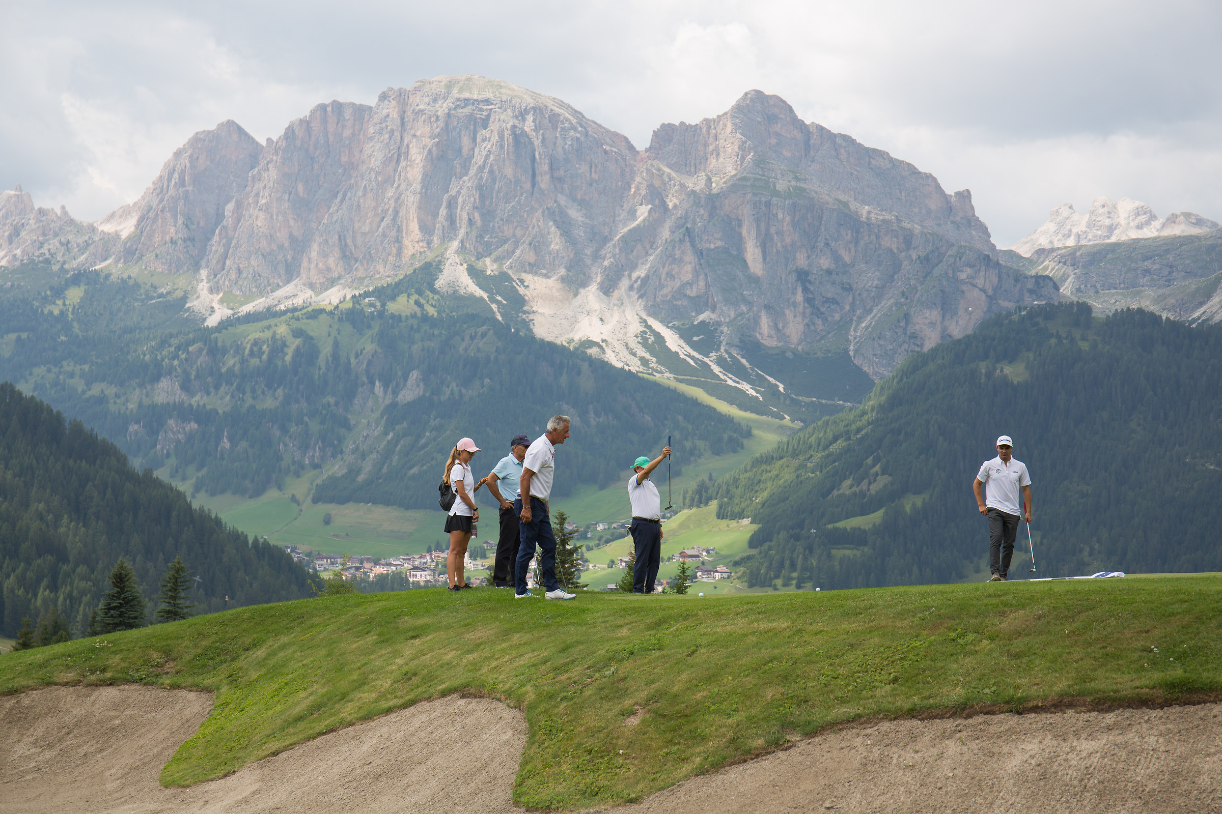 Golfers in Corvara...