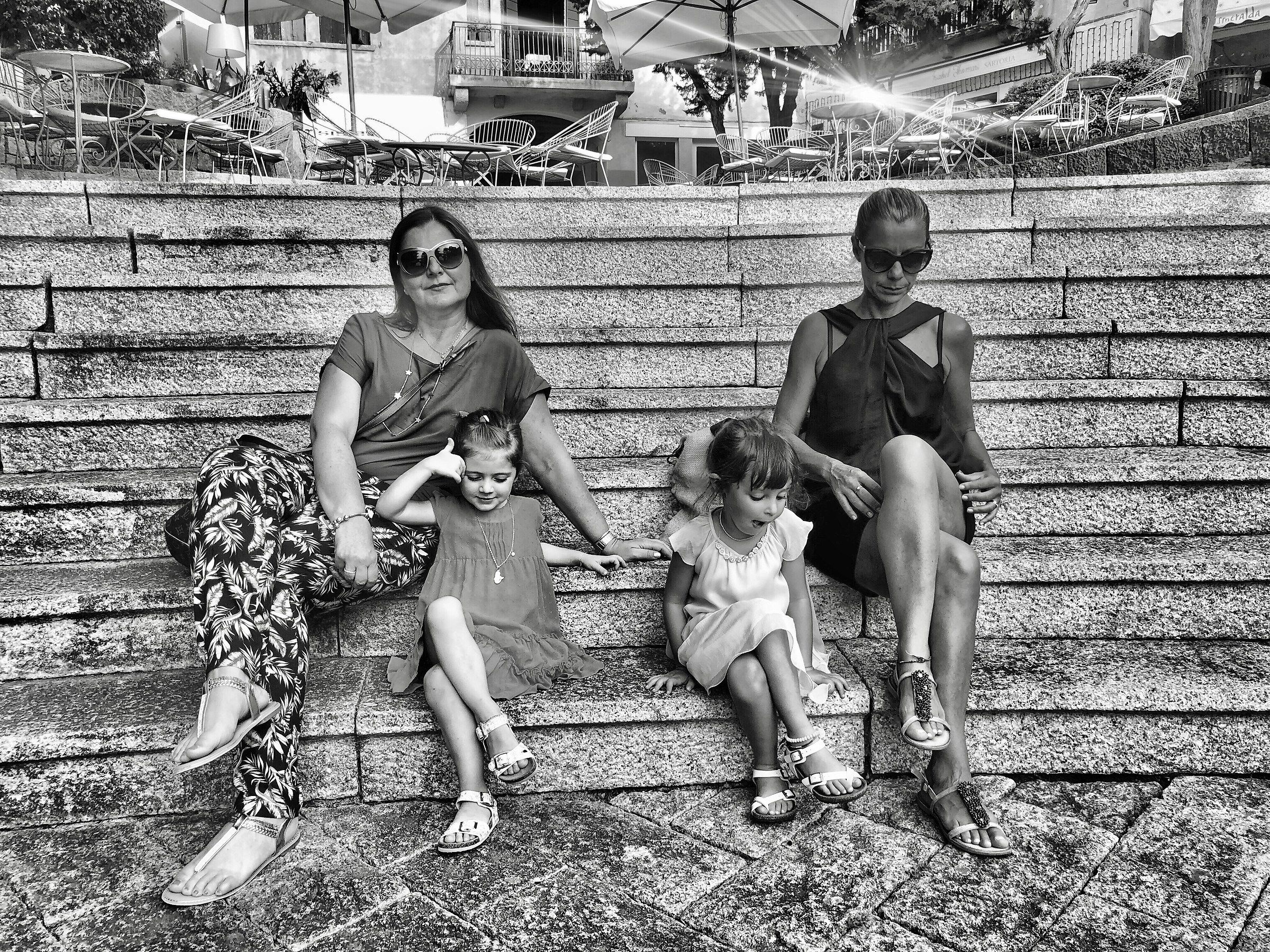 On the steps of Porto Rotondo...