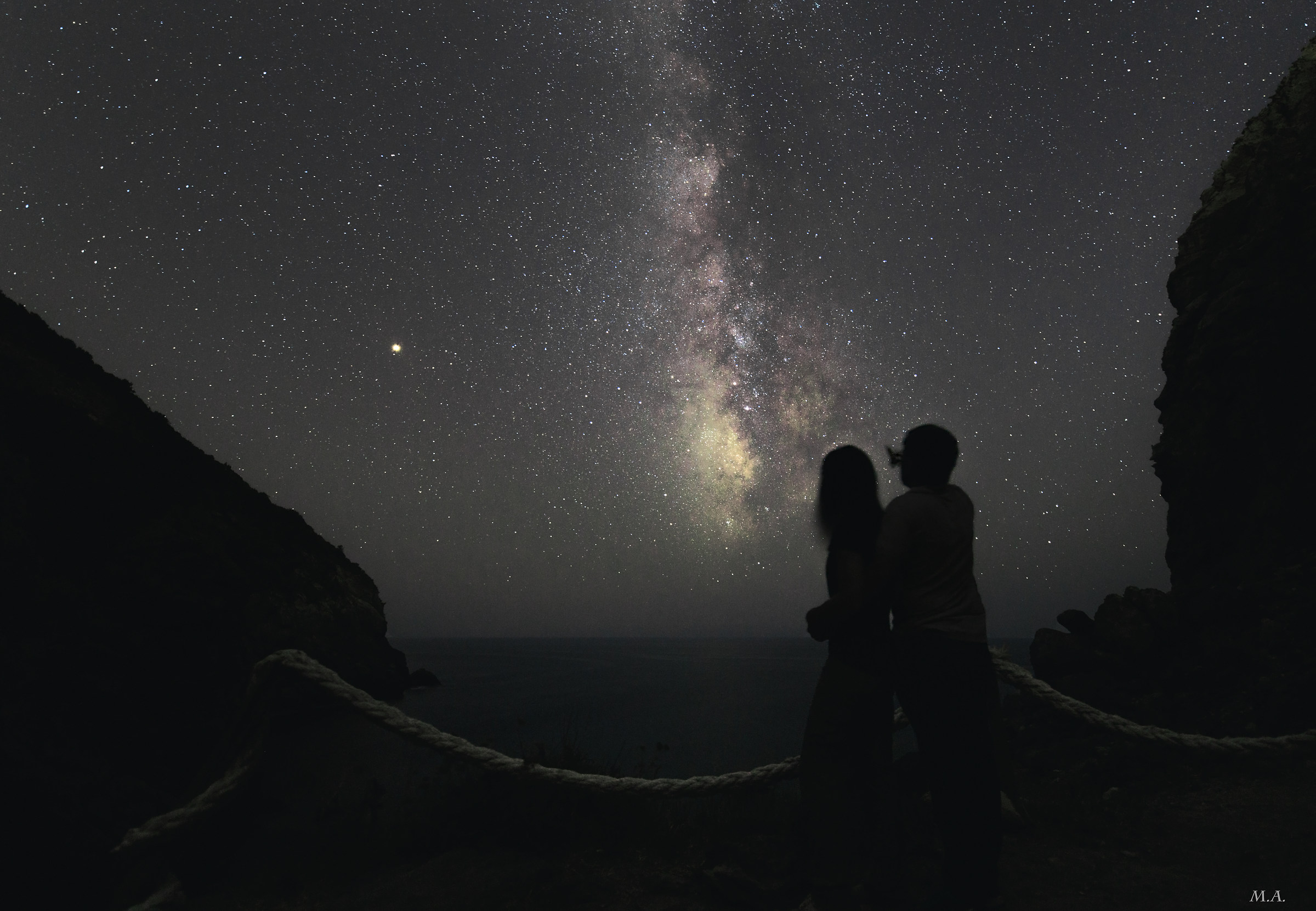 Love under the Milky Way...