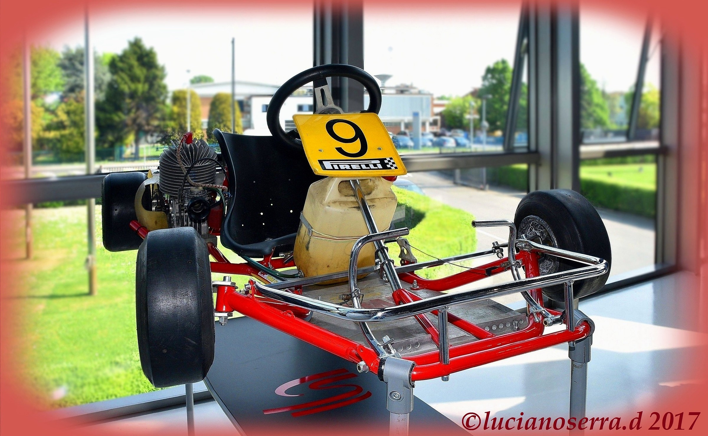 Kart by Ayrton Senna built by the Italian Dap...