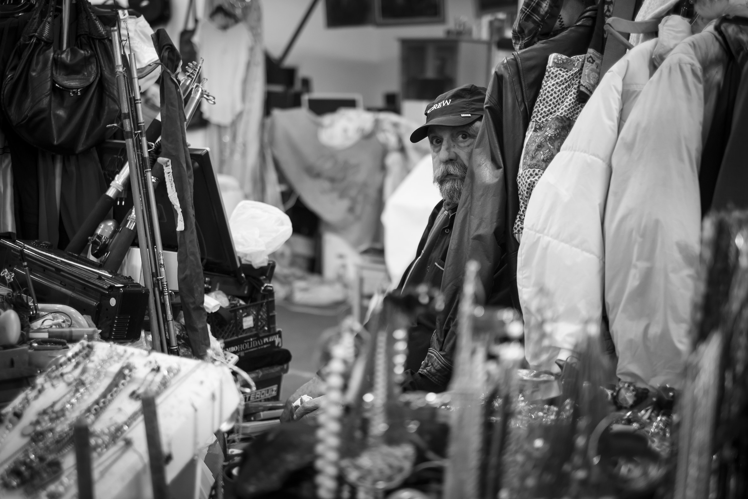 The salesman...