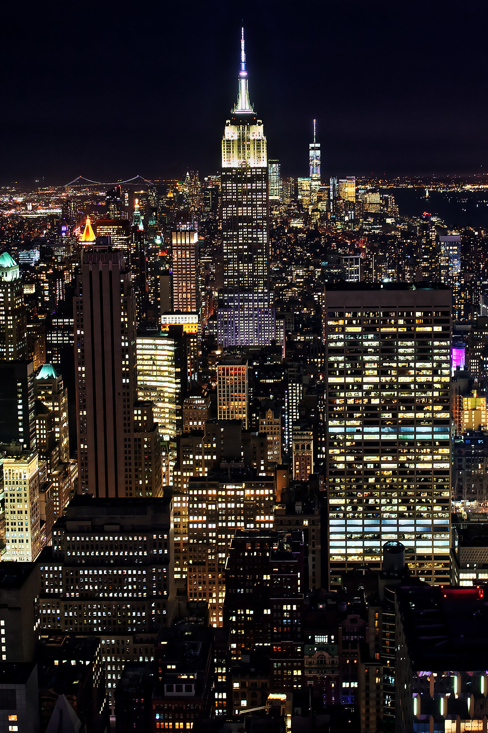 Empire State Building di notte...