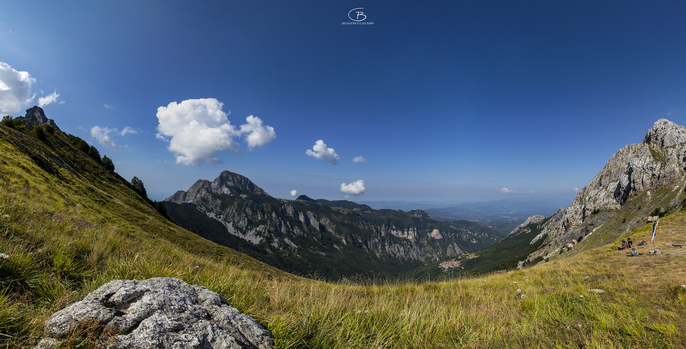 Panorama from the mouth of Giovo...