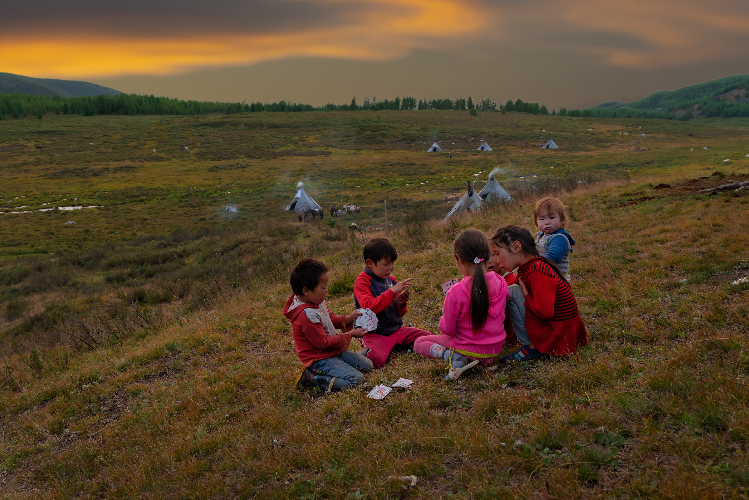 Bambini Tsaatan,Mongolia...