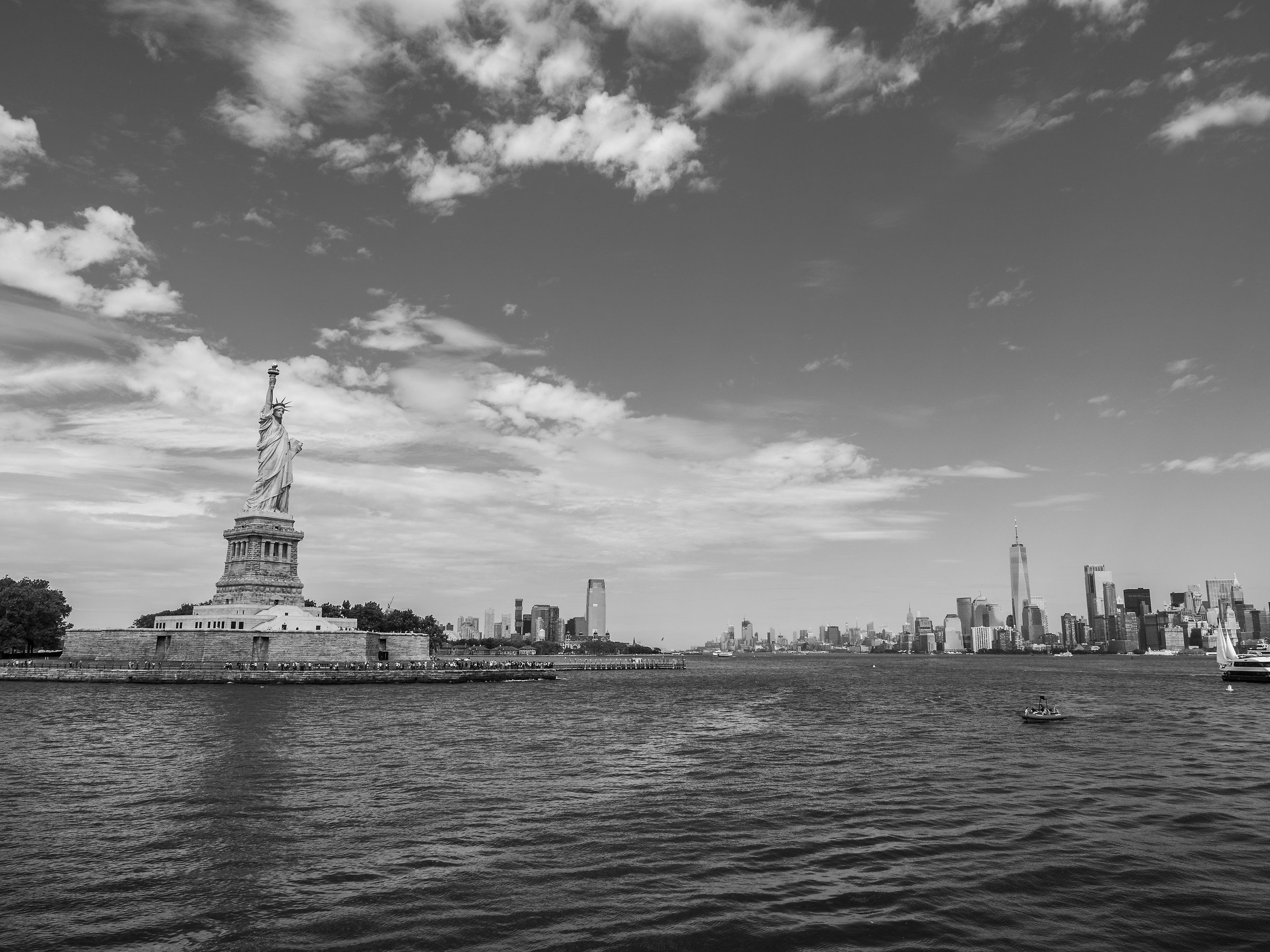 Statue of Liberty by ferry...