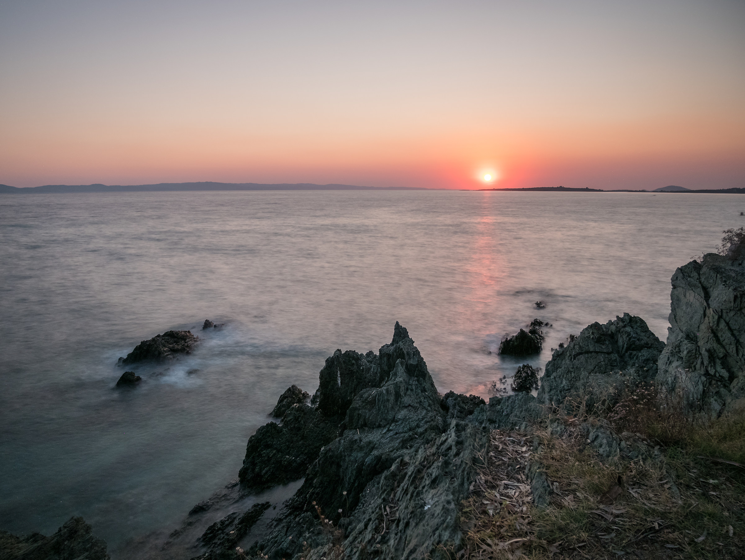 Sunset in Tristinika-Chalkidiki peninsula...