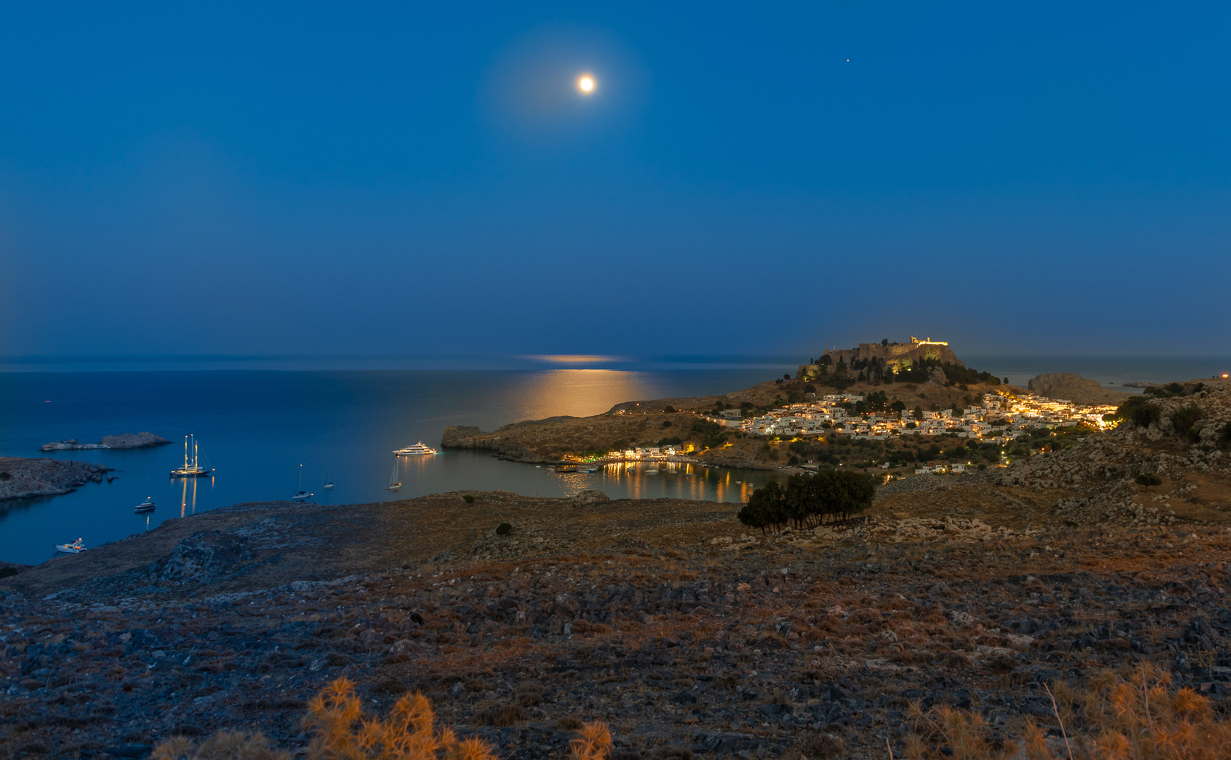 Lindos at the Blue Hour 2....