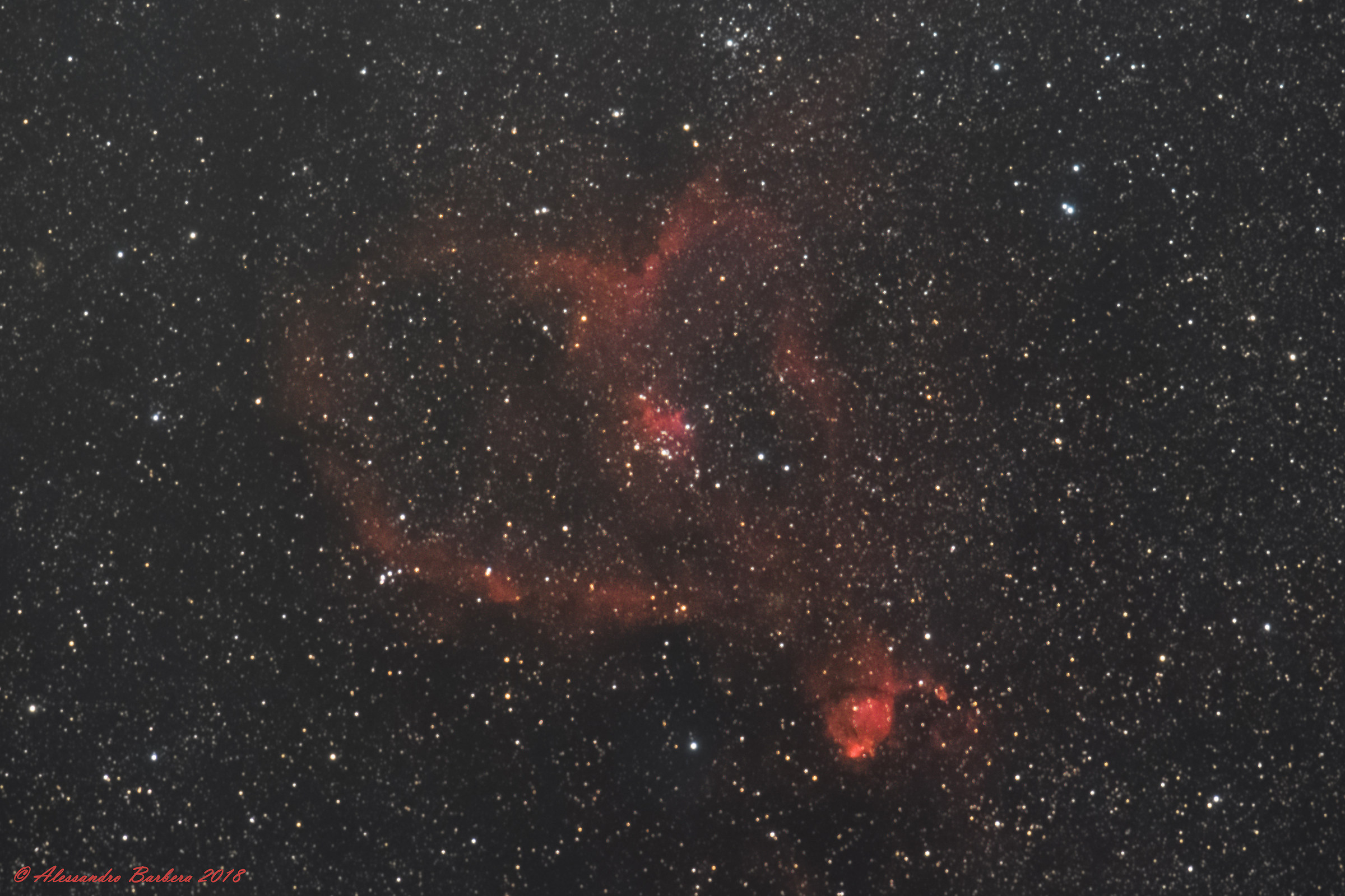 IC 1805 Nebula Heart...
