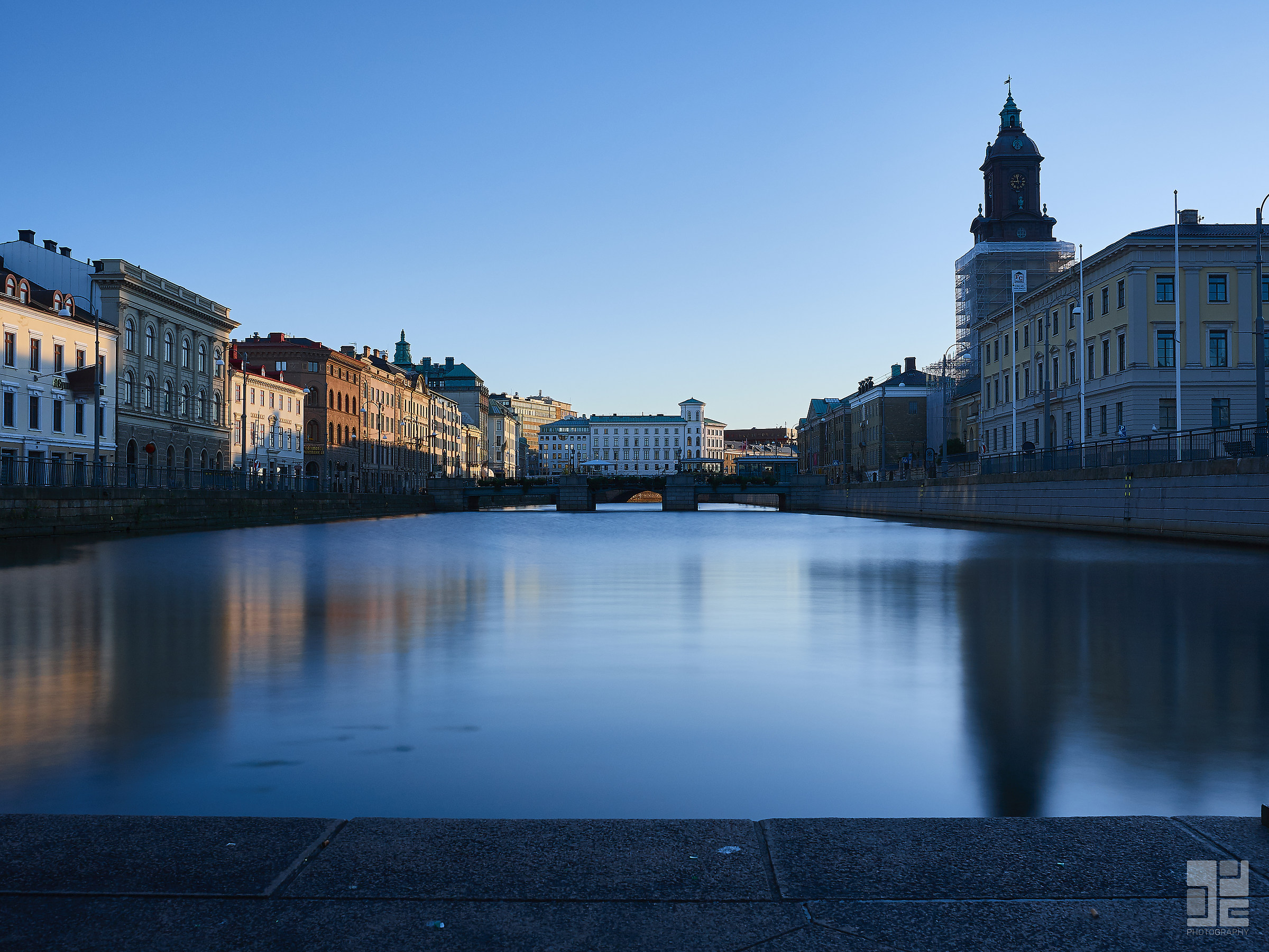 Sweden Sea-Black White...