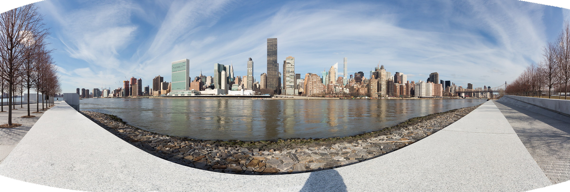 180 ° Panorama from Roosevelt Island...