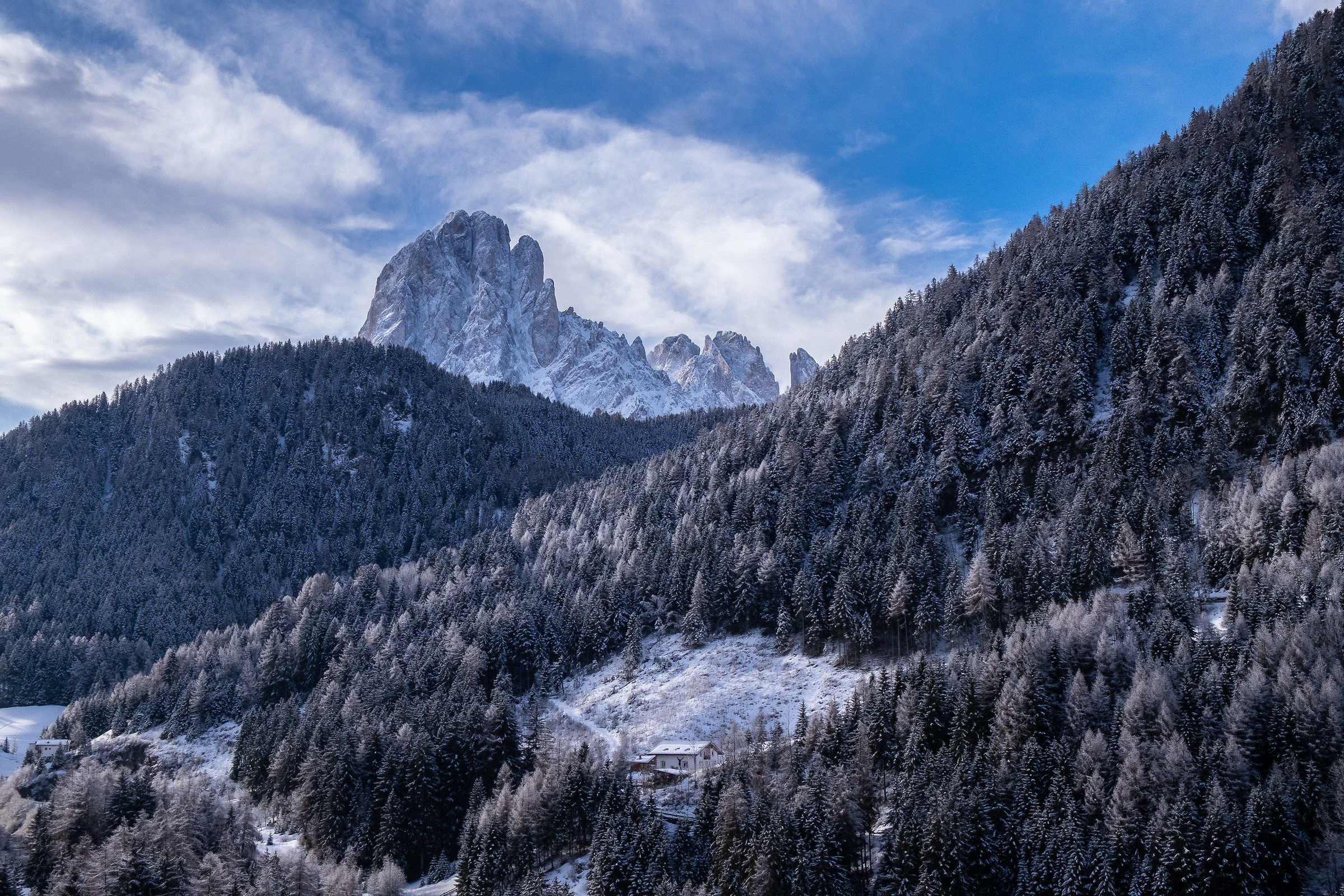 Vista dal balcone...