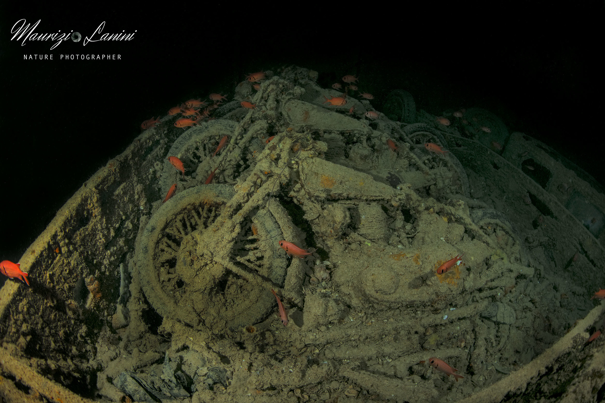 The holds of the Thistlegorm wreck...