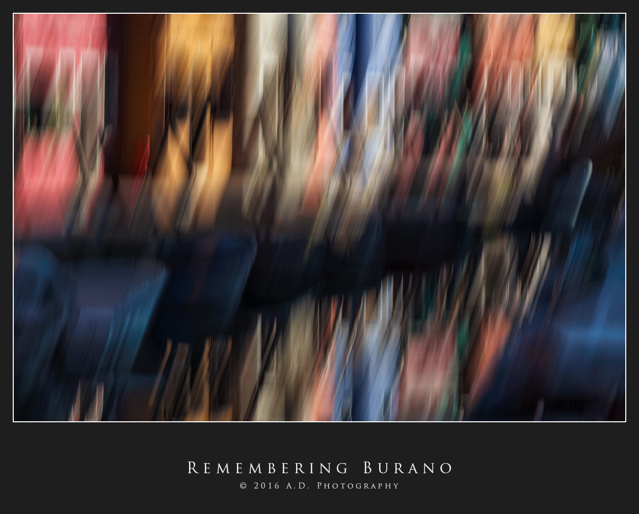 Remembering Burano...