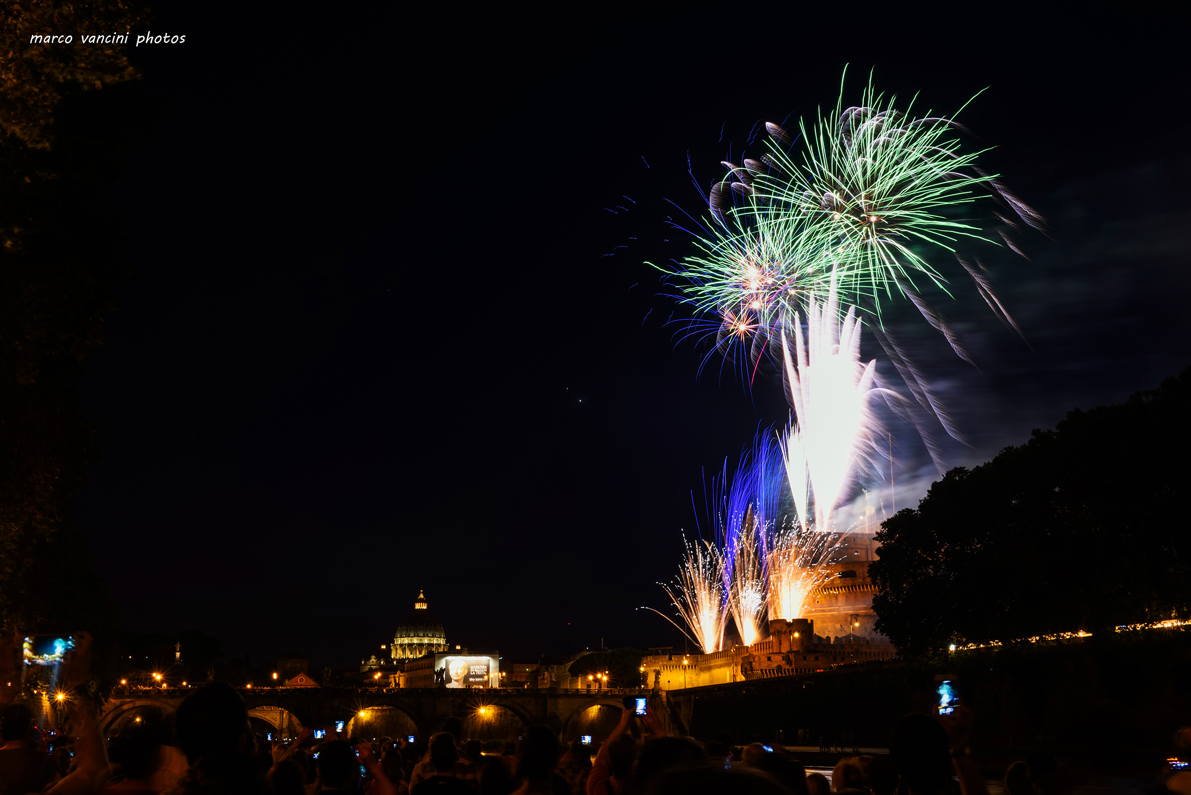 Fireworks in rome...