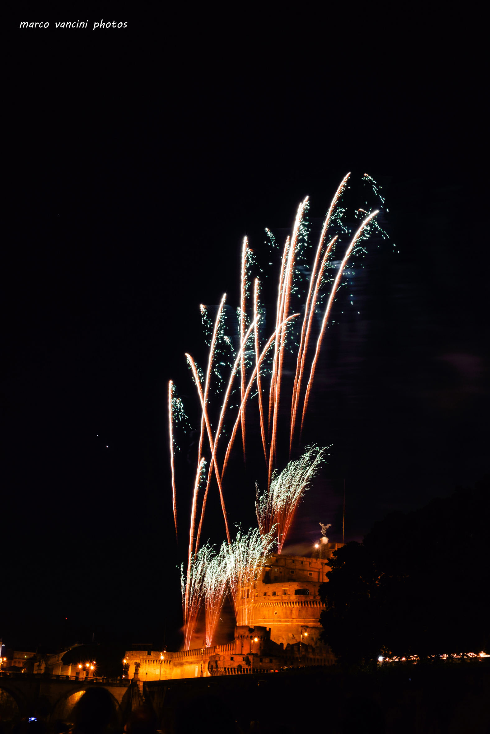 Fireworks in rome...