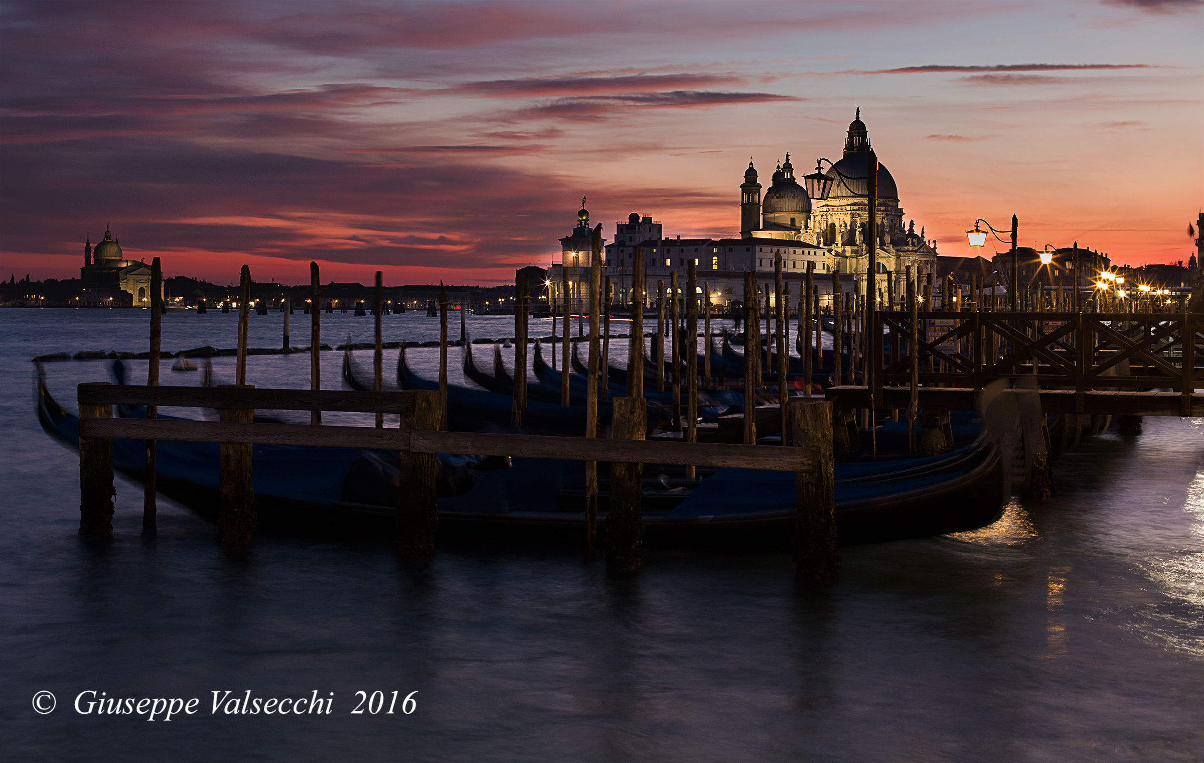 Sunset in Venice ..........