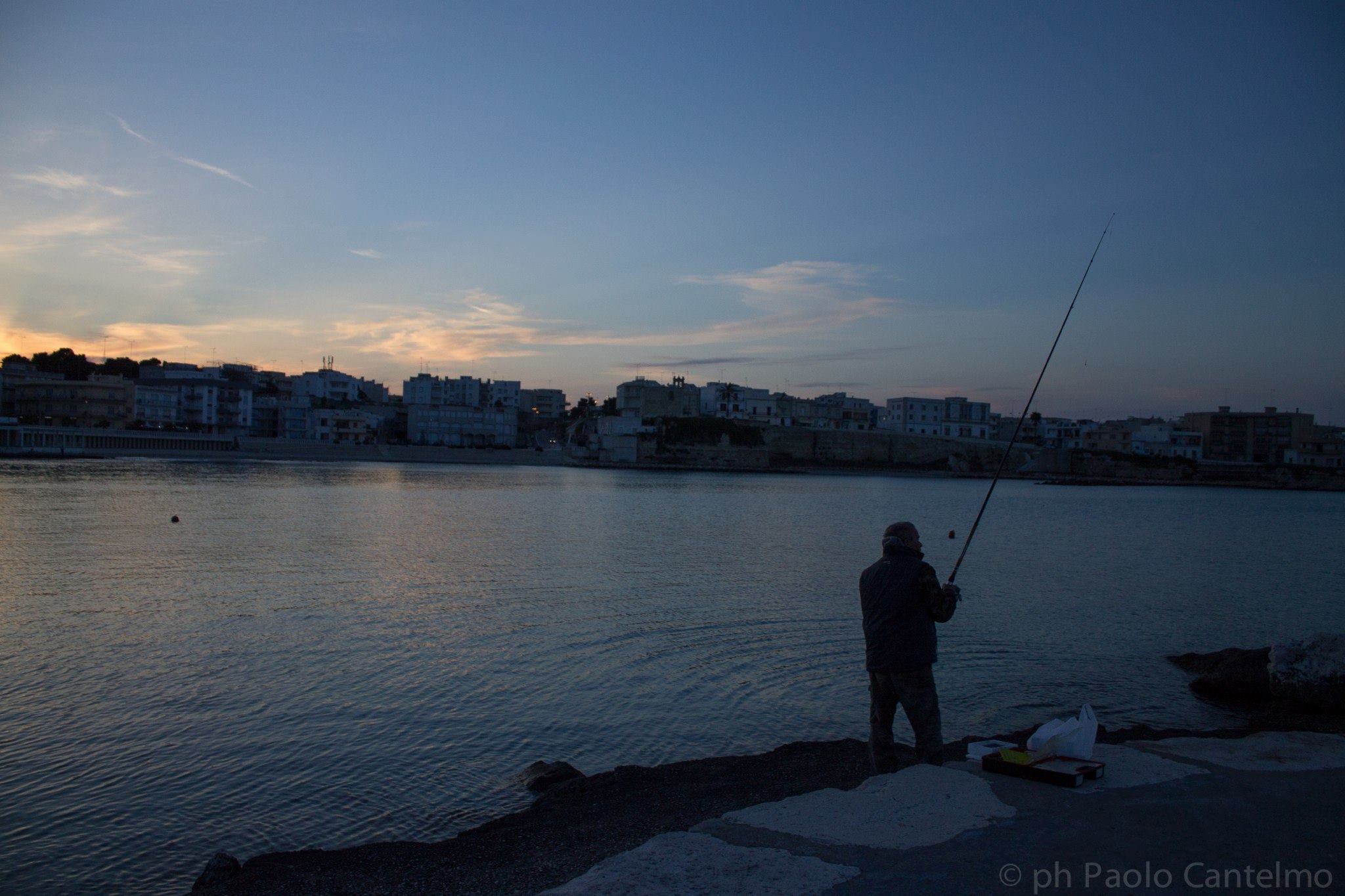 last sun at dawn had dozed off a fisherman...