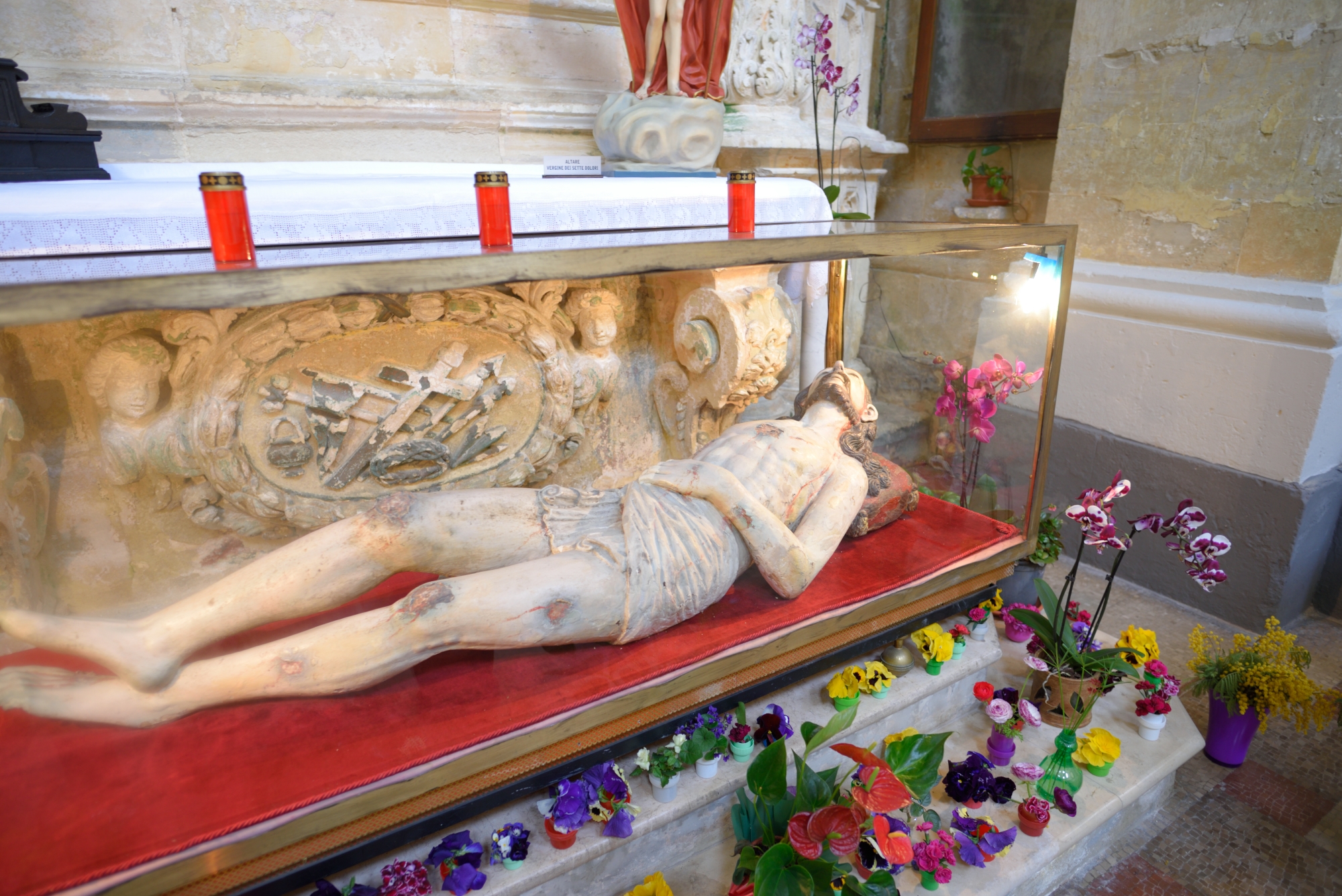 Il sepolcro di Cristo, a Lecce...
