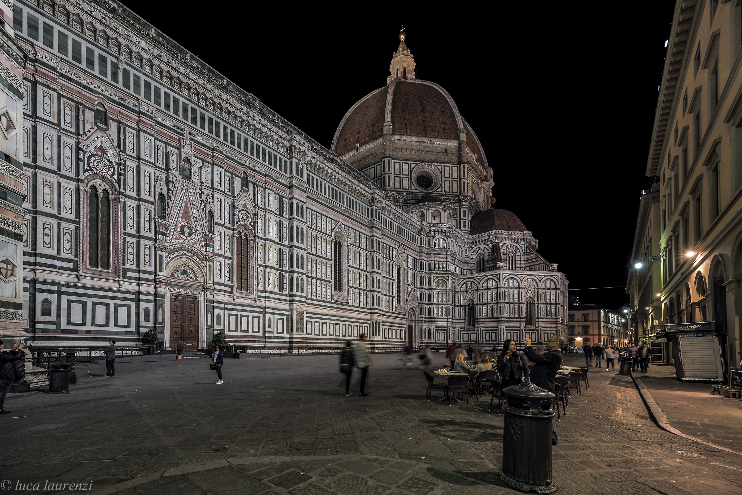 The Duomo at night...