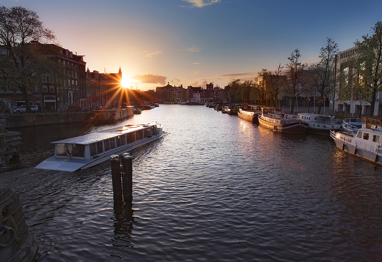 Amsterdam sunset...